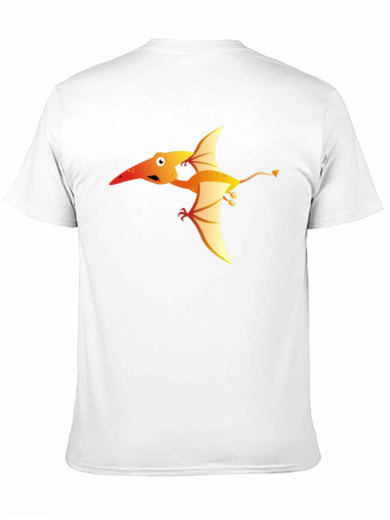 Black Cartoon Pterodactyl Graphic Tee view 11