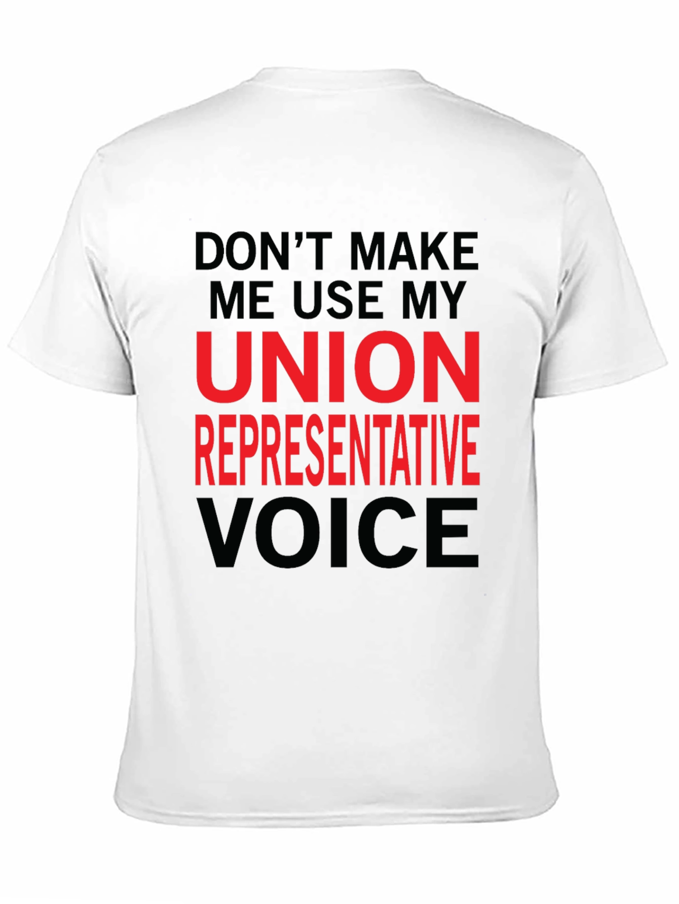 Black Union Representative T-Shirt - Funny Novelty Tee view 11
