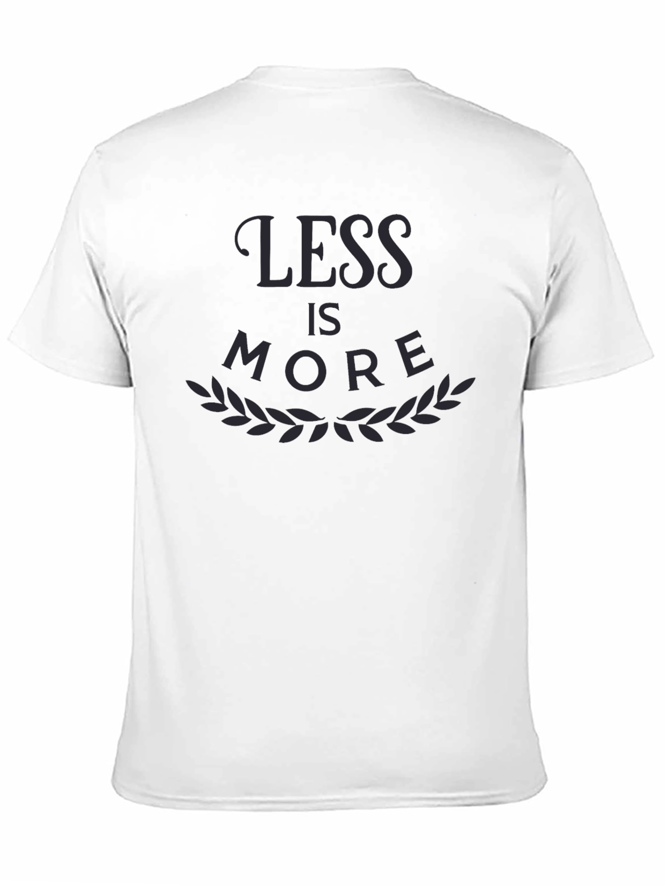 Black Less is More Graphic Tee - Stylish Minimalist Design view 11
