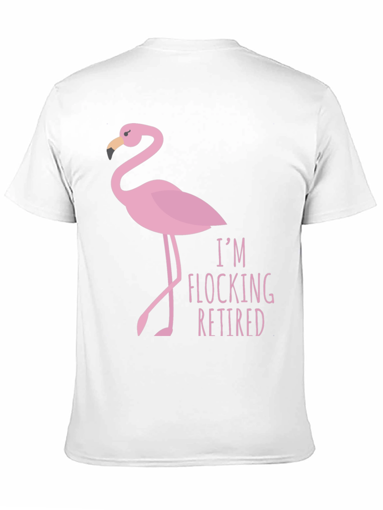 Black I'm Flocking Retired T-Shirt view 11