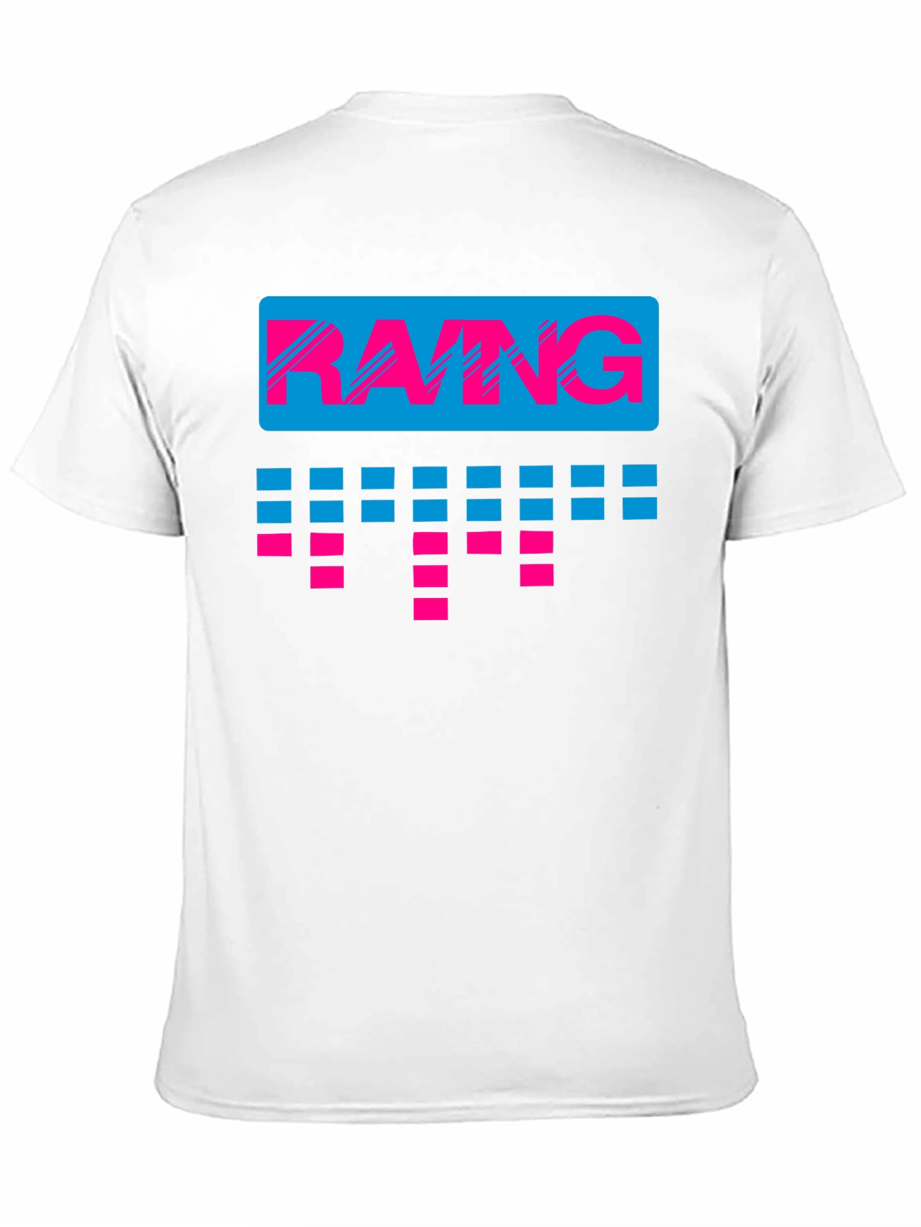 Black Retro RANG Graphic Tee - Cool 80s Style! view 11