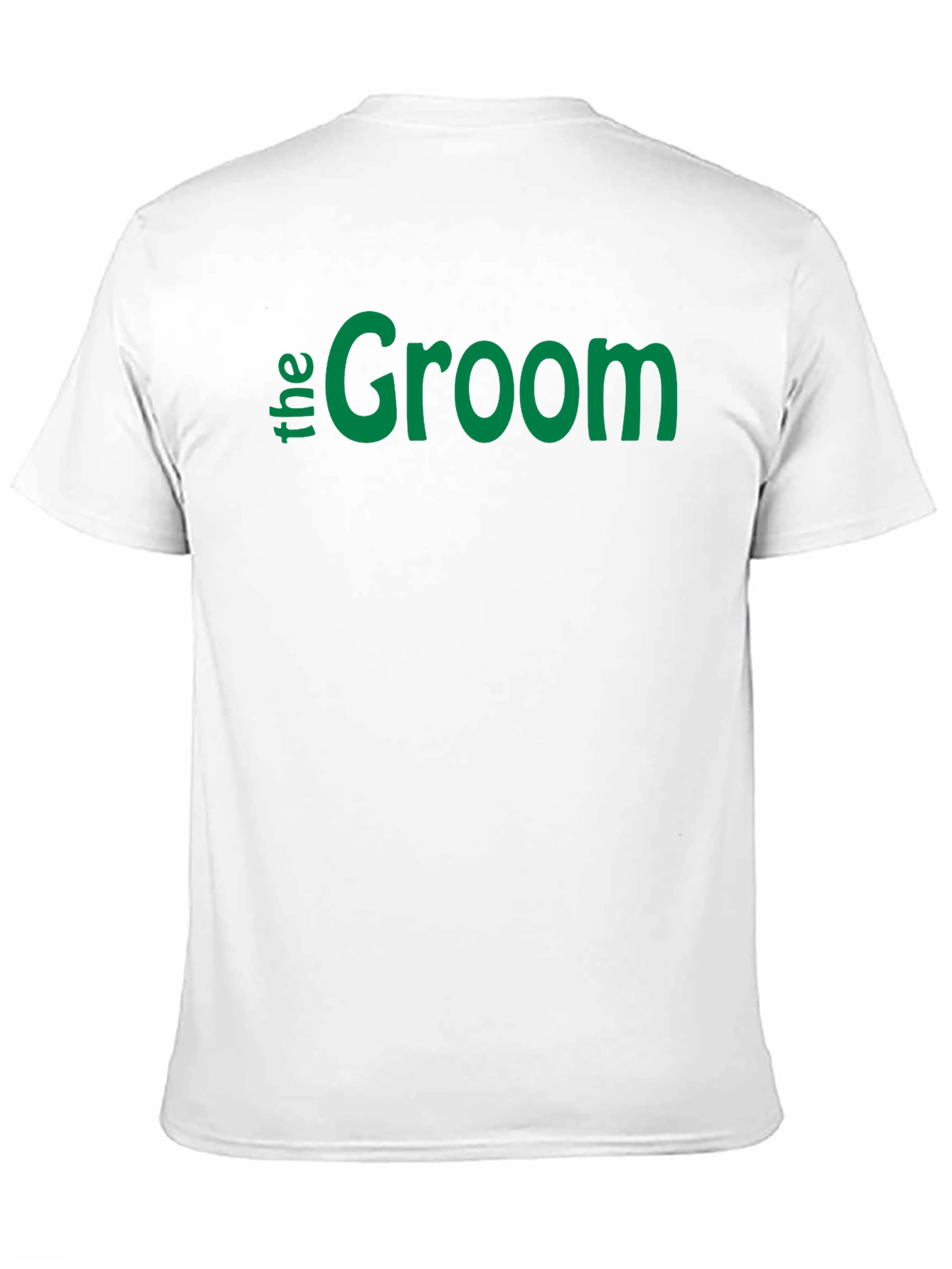 Black The Groom Wedding T-Shirt - Black view 11