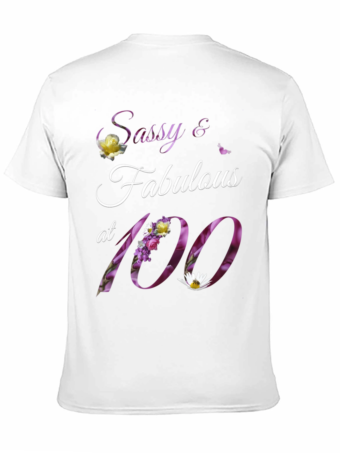Black Sassy & Fabulous 100th Birthday T-Shirt view 11