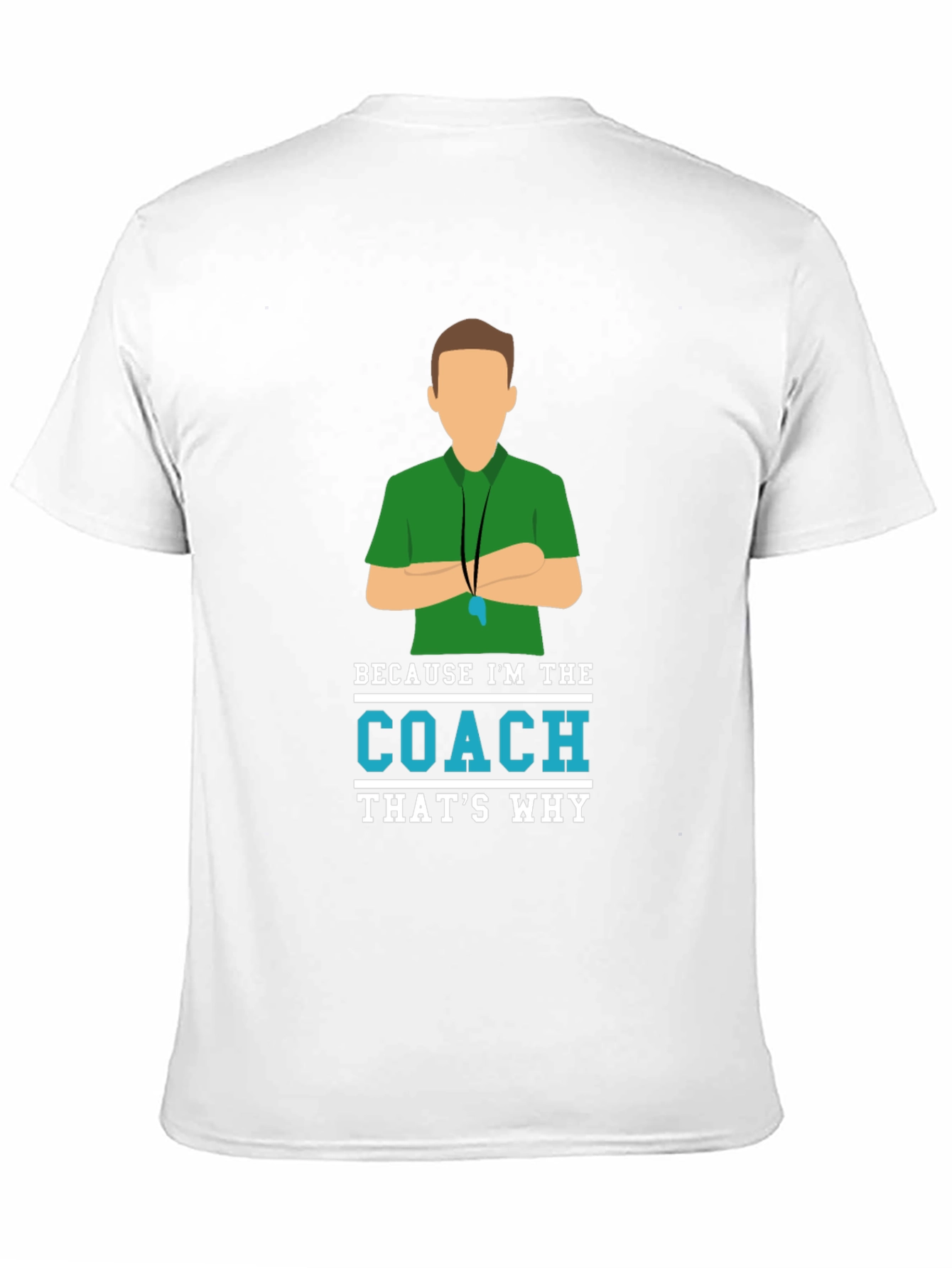 Black Because I'm The Coach T-Shirt view 11