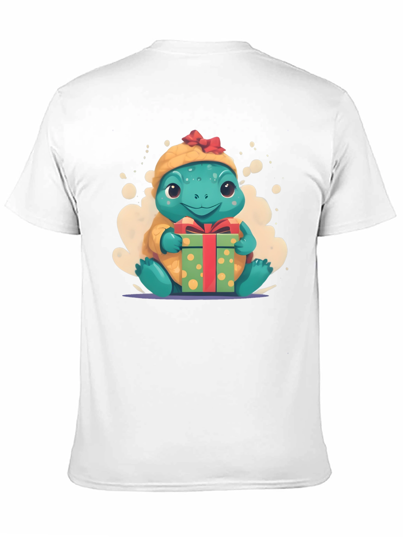 Black Cute Turtle Gift Tee view 11