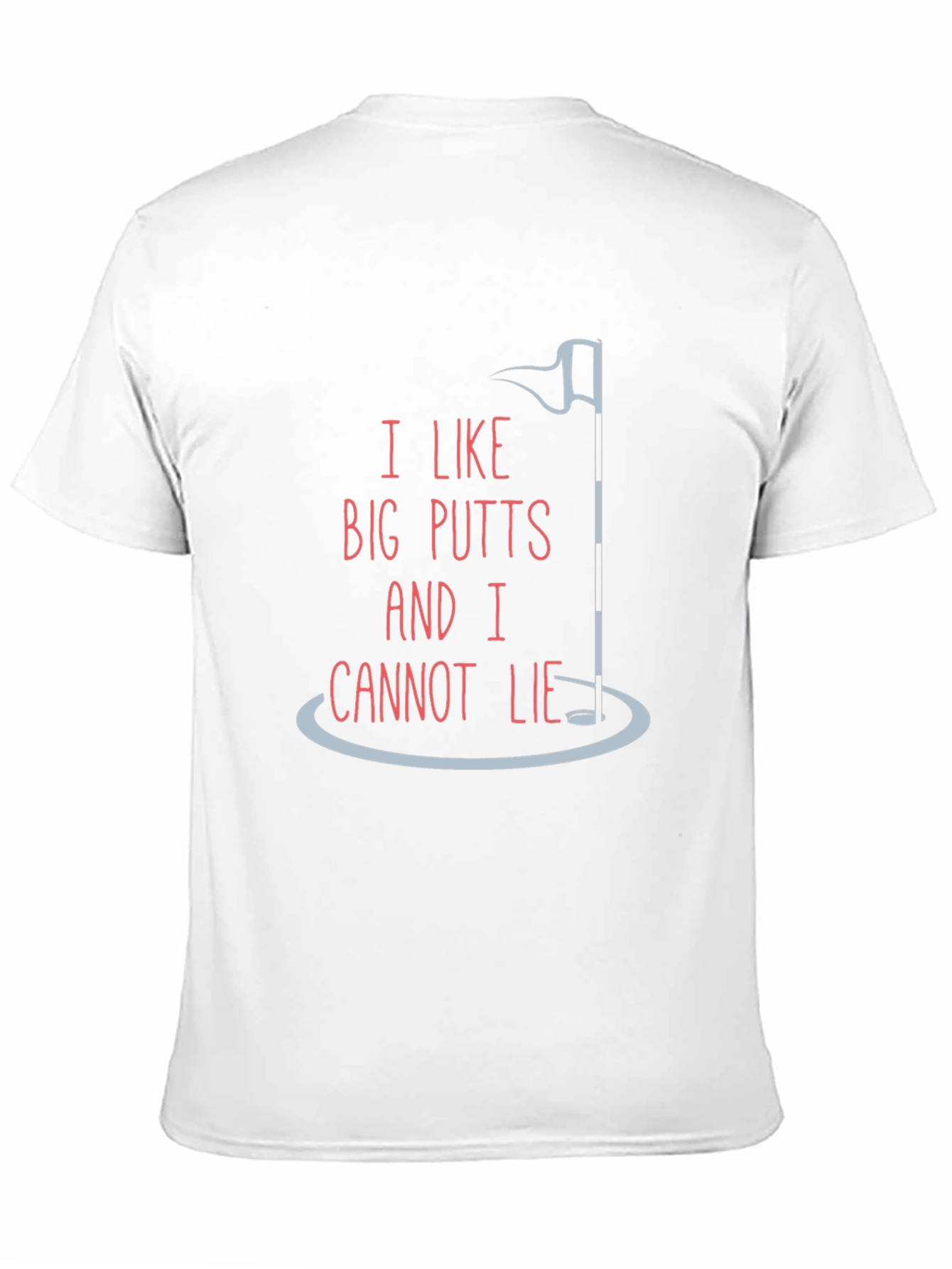 Black Big Putts Golf T-Shirt - Funny Golfer Tee view 11