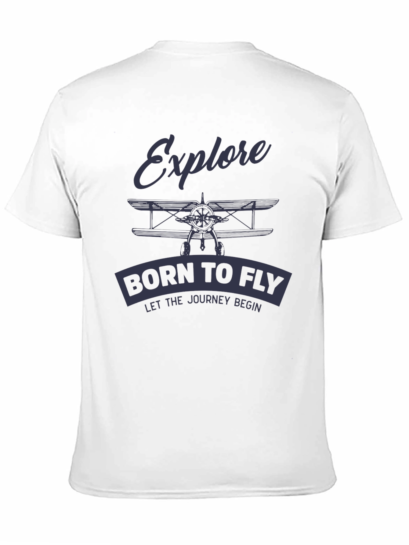 Black Explore Born to Fly Graphic T-Shirt view 11