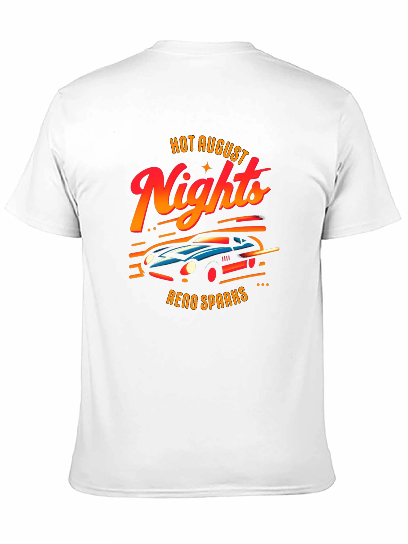 Black Hot August Nights T-Shirt view 11