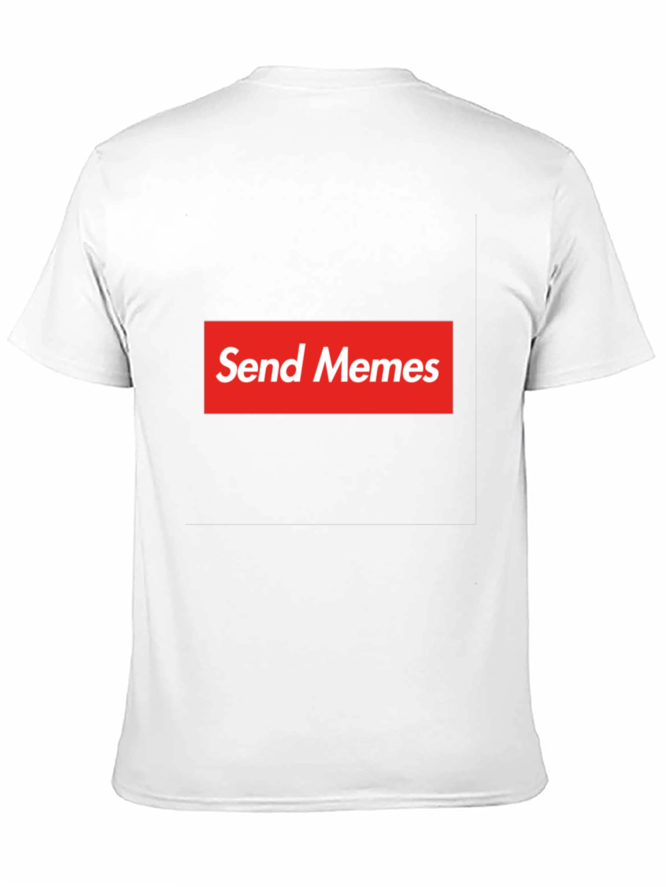 Black Send Memes Graphic Tee - Supreme Parody view 11