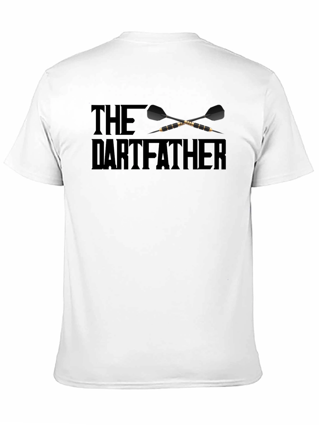 Black The Dartfather T-Shirt - Dart Player Apparel view 11