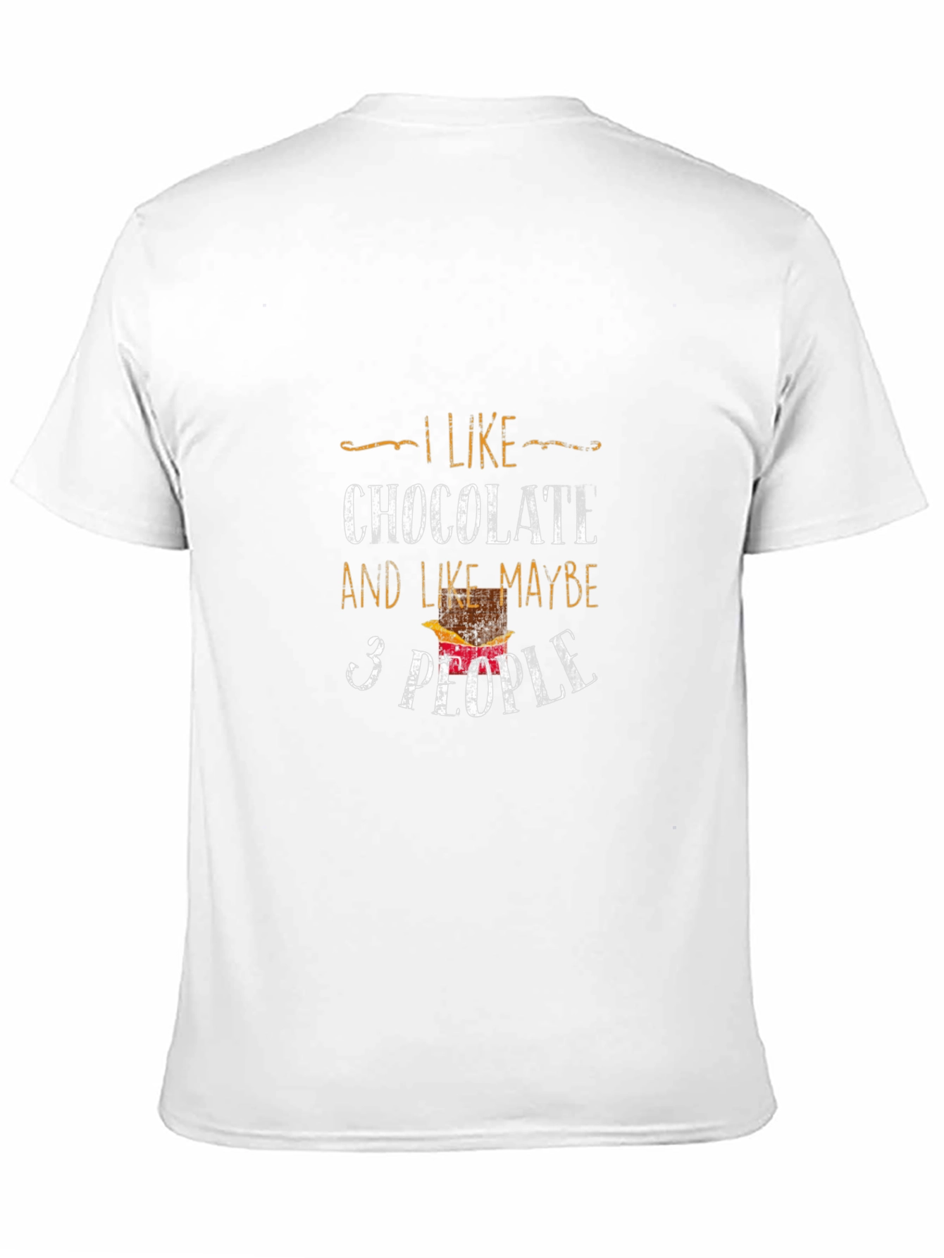 Black Chocolate Lover Graphic Tee - Funny Sarcastic Shirt view 11