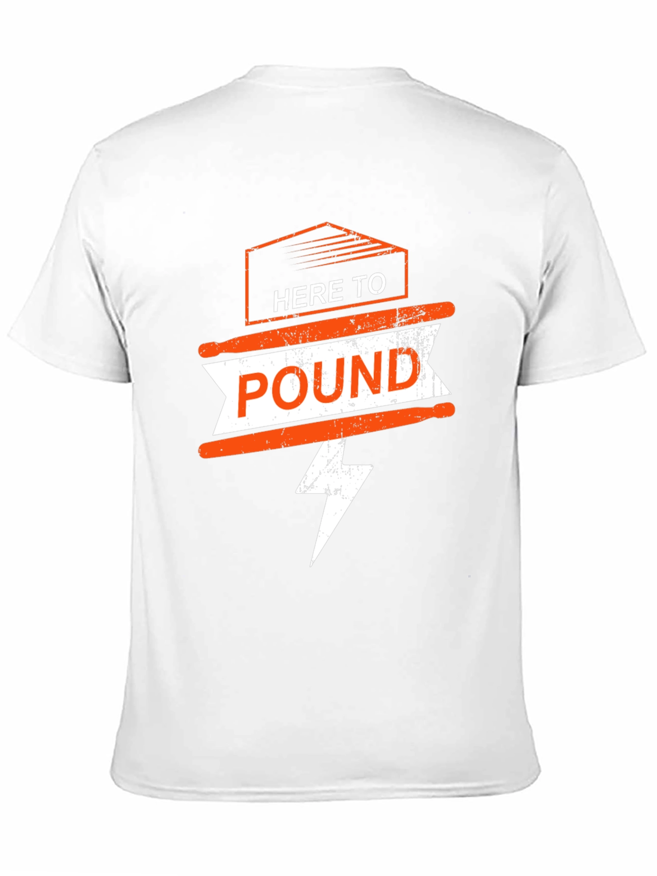 Black Here to Pound T-Shirt - Black view 11