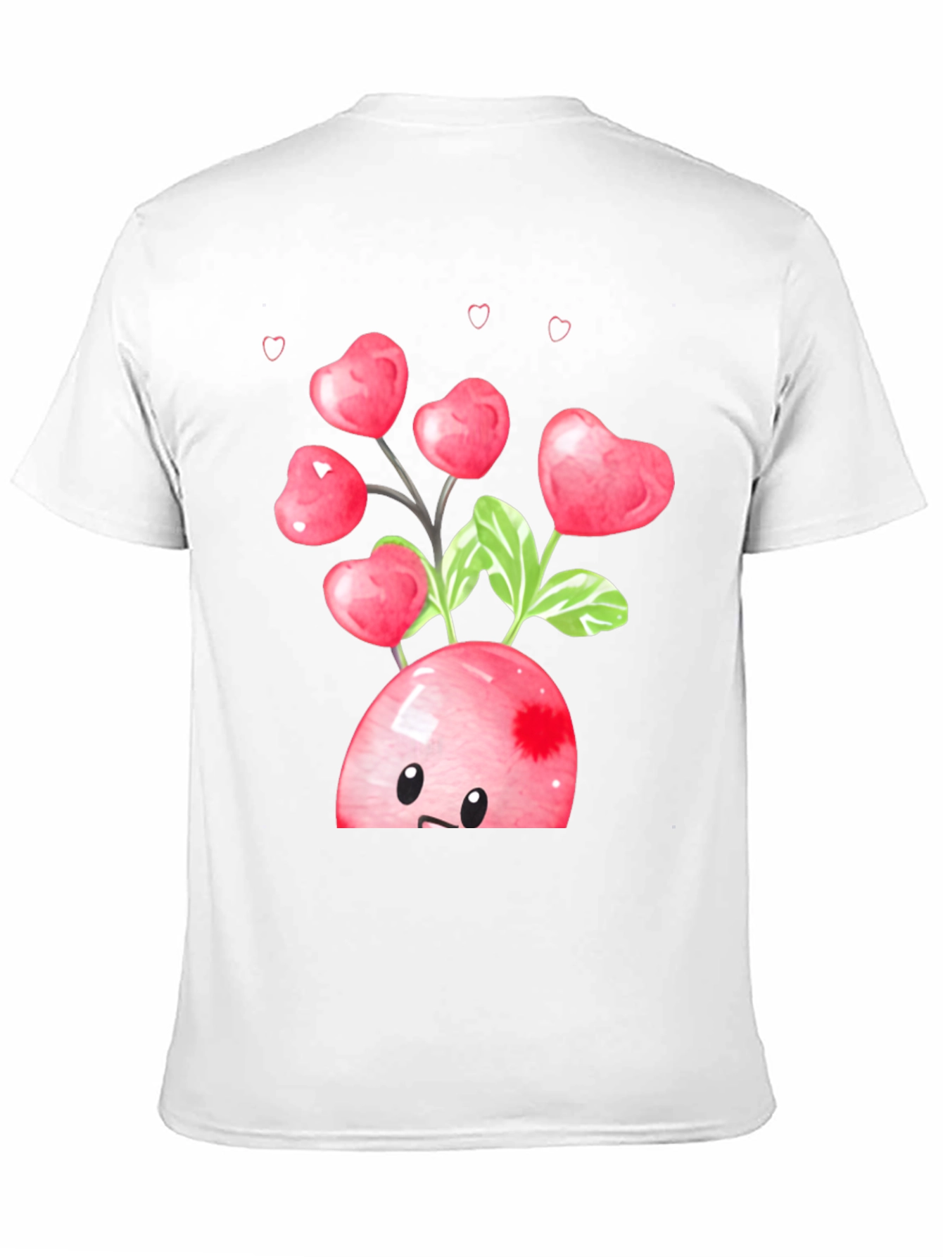 Black Heart Cherry Valentine's Day Graphic Tee view 11