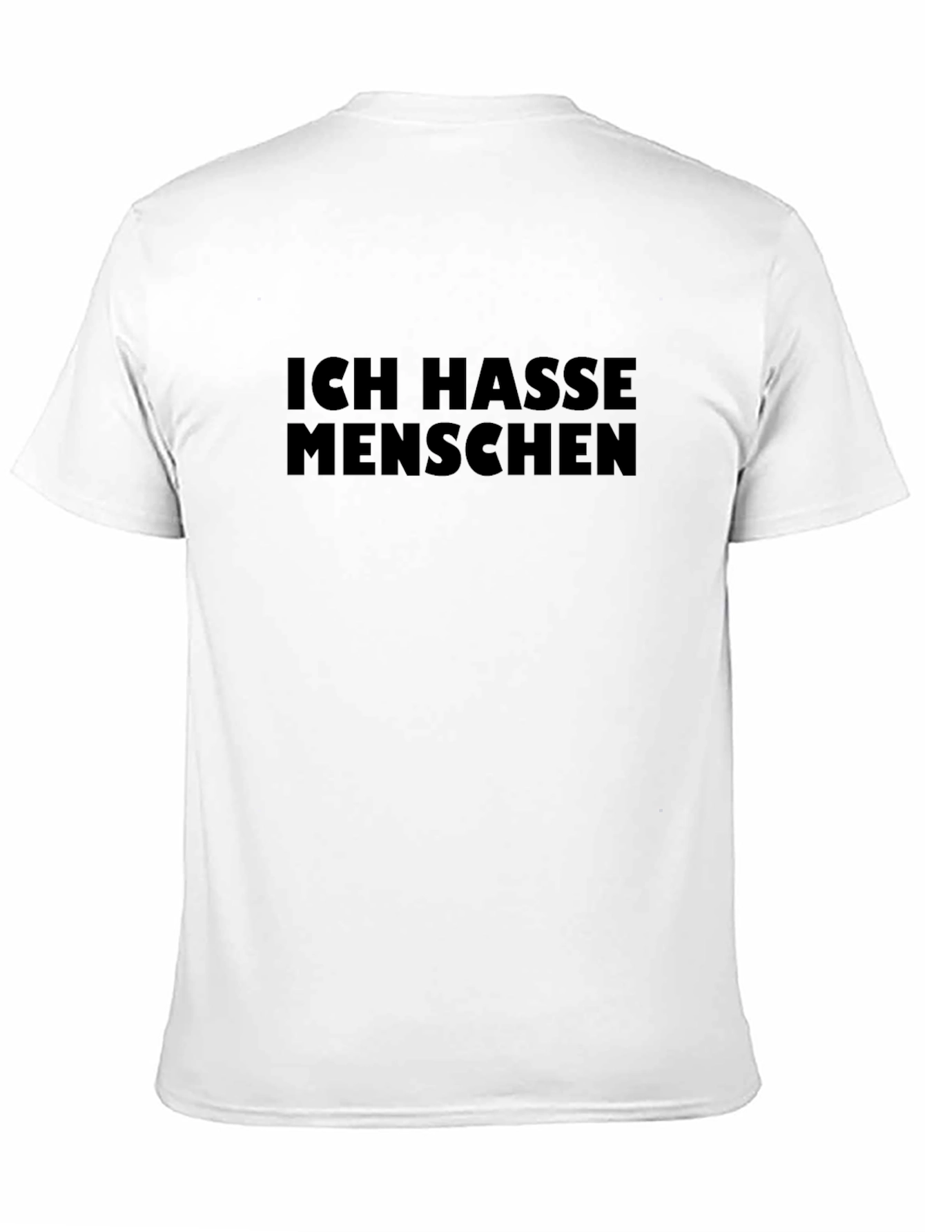 Black Ich Hasse Menschen Black Tee - Anti-Social T-Shirt view 11