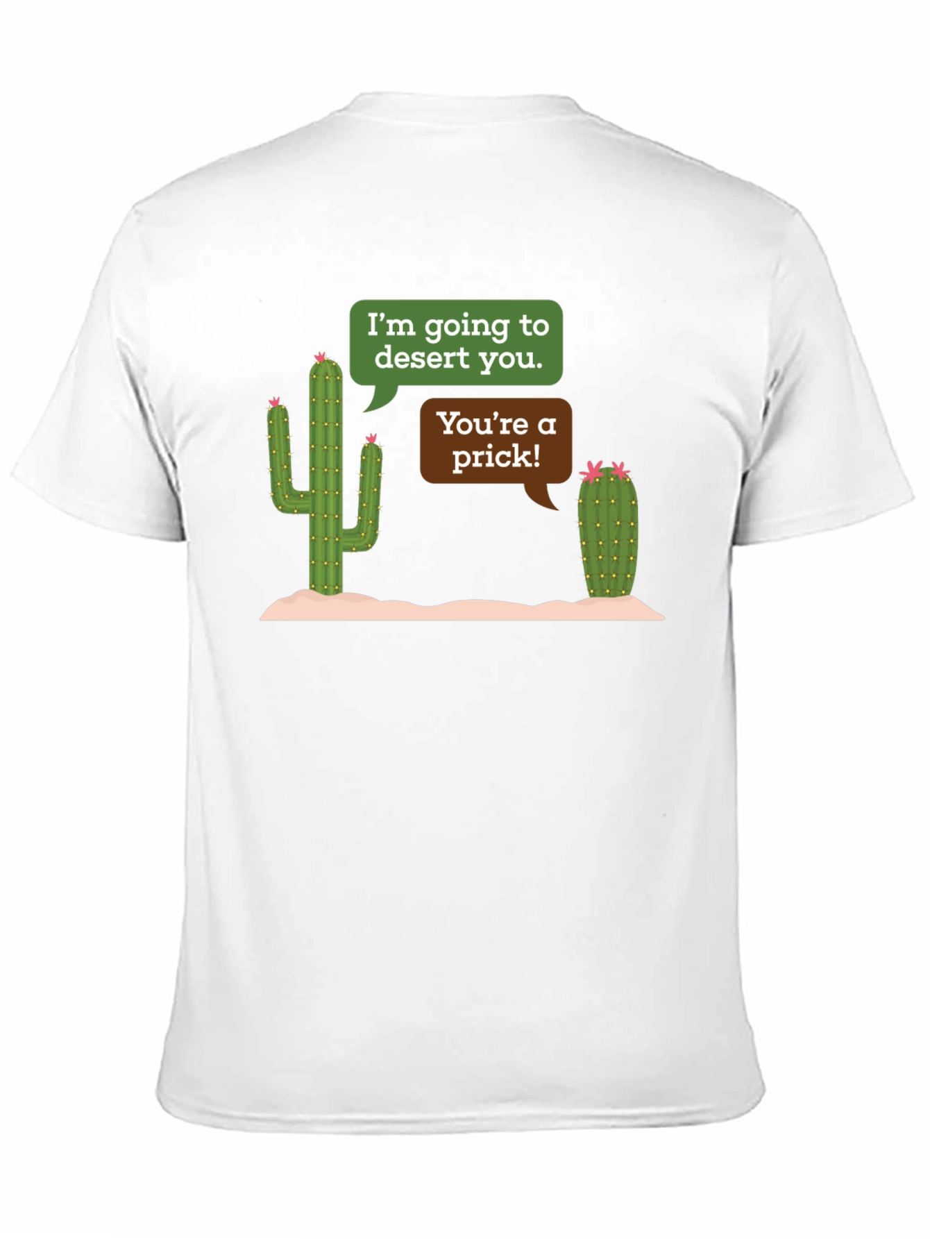 Black Desert You Cactus Humor Black T-Shirt view 11