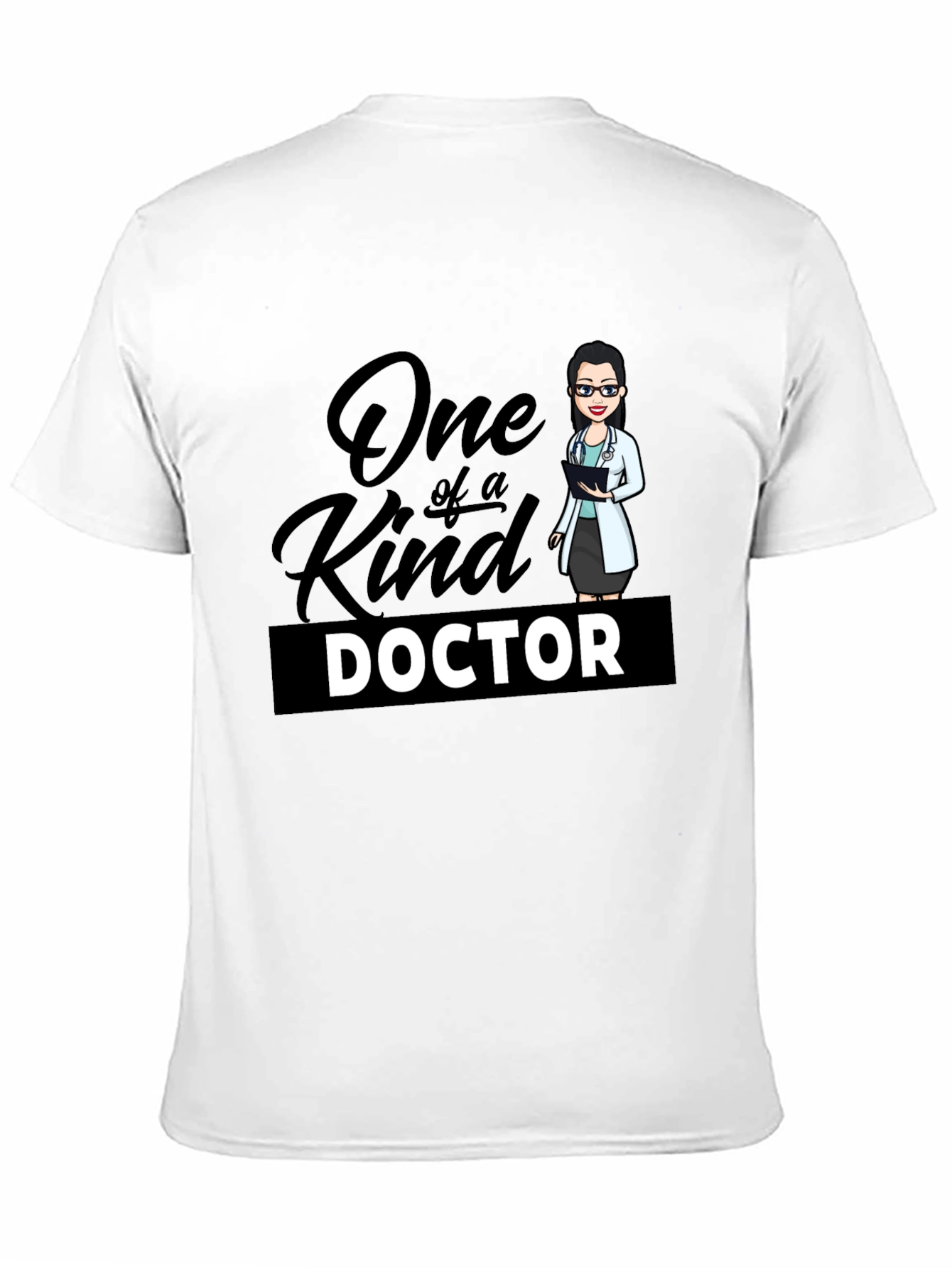 Black One of a Kind Doctor T-Shirt - Black Cotton Blend view 11