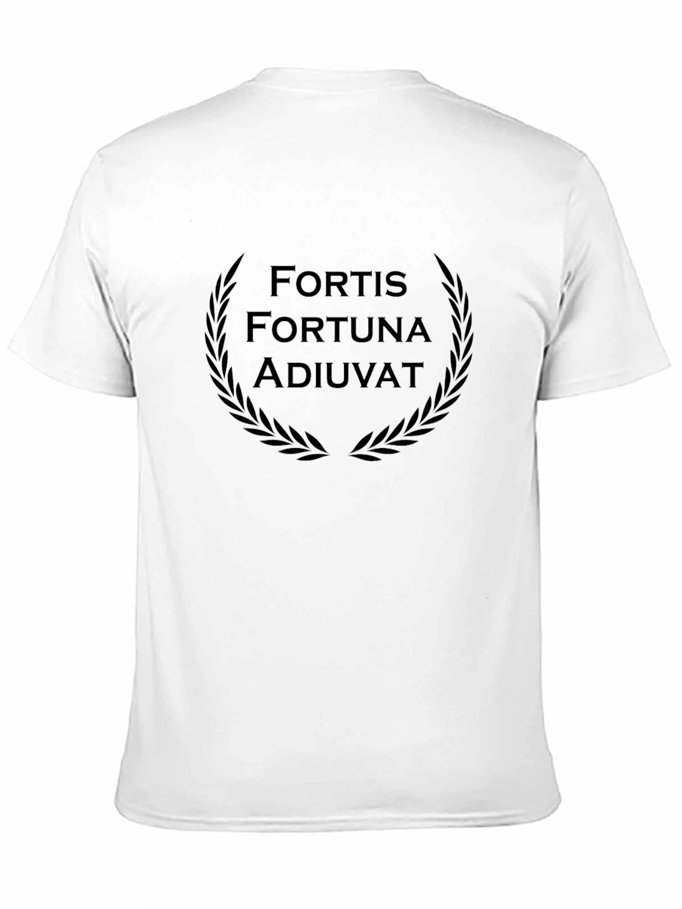 Black Fortis Fortuna Adiuvat Graphic T-Shirt view 11