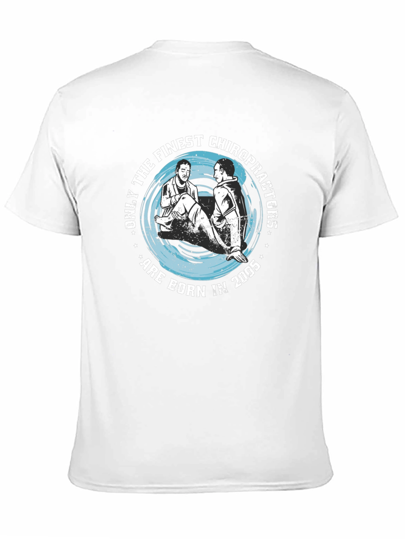 Black Finest Chiropractors Born in 2005 Graphic Tee view 11