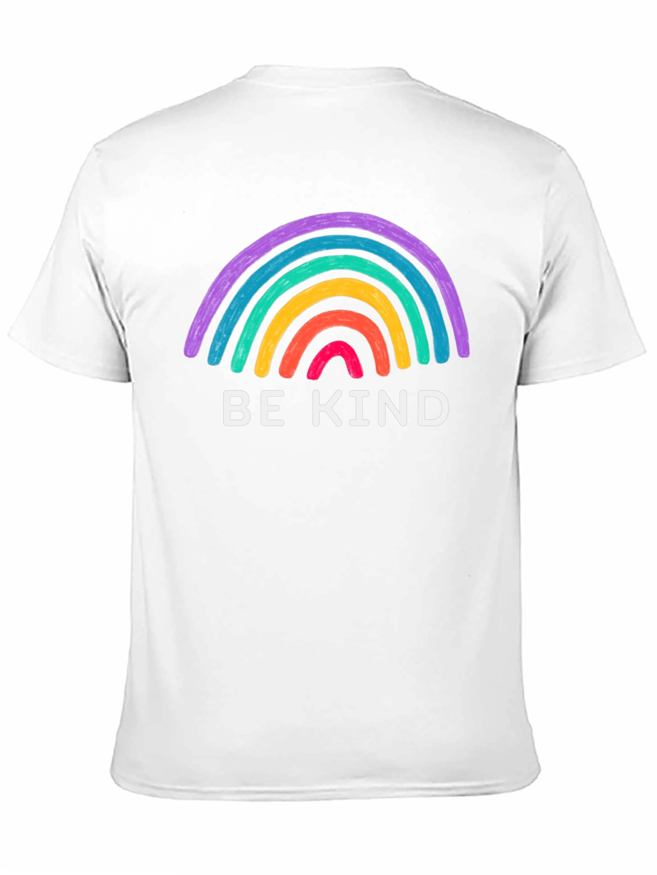 Black Be Kind Rainbow Graphic Tee - Black T-Shirt view 11