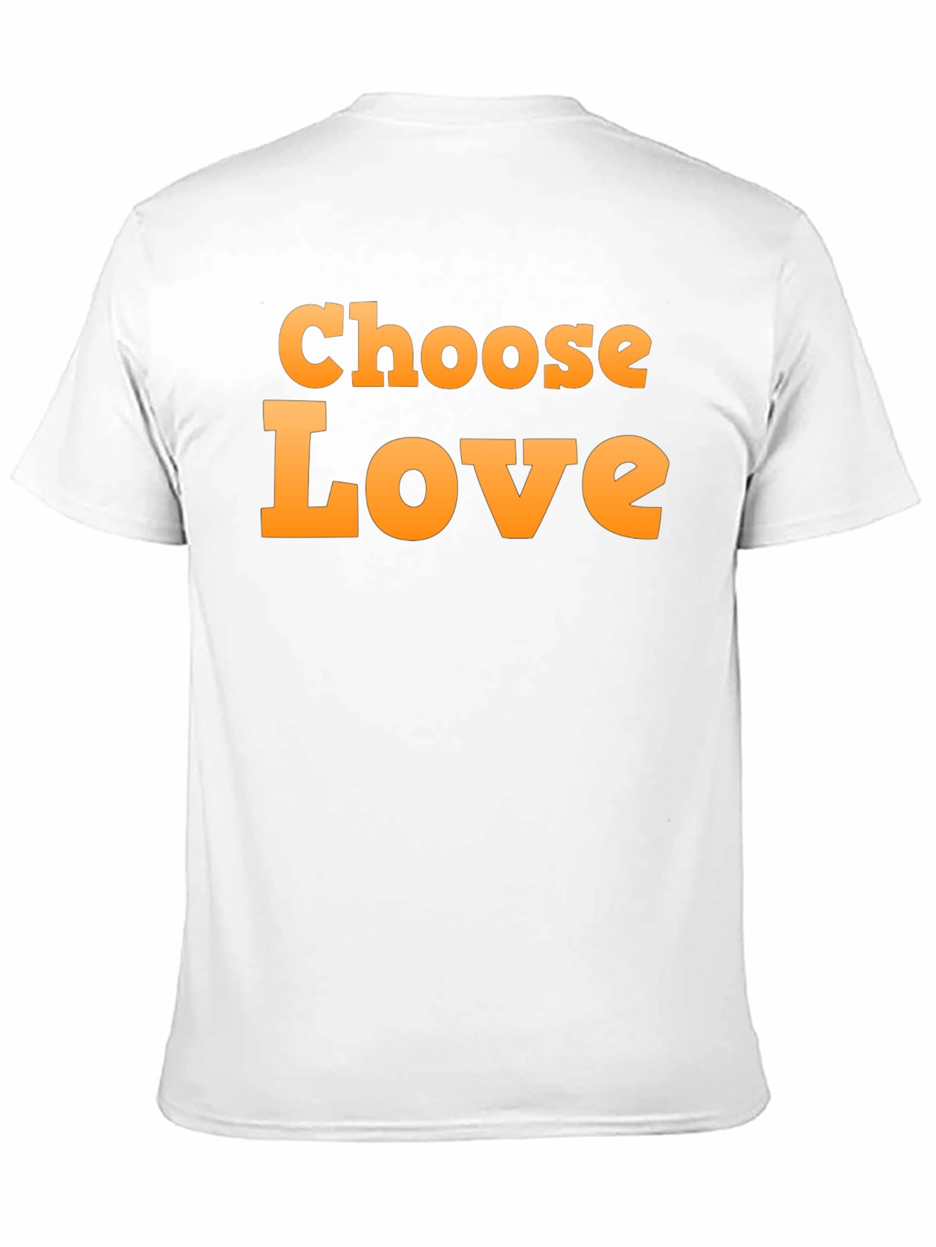Black Choose Love Graphic Black T-Shirt view 11
