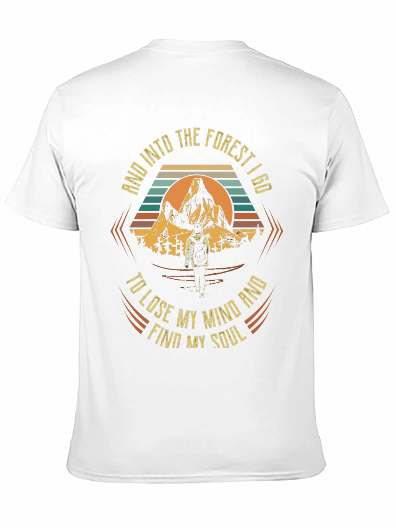 Black Into The Forest T-Shirt: Find Your Soul view 11