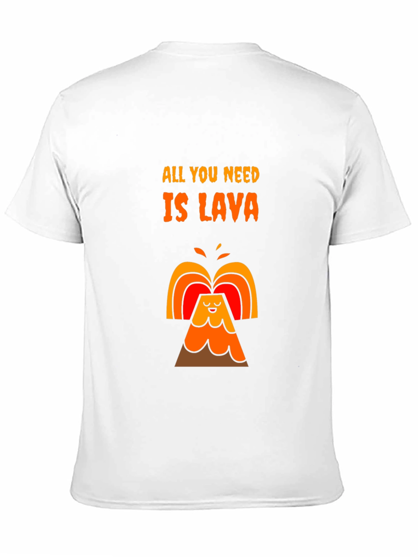 Black Funny Lava T-Shirt - All You Need Is Lava Volcano Tee view 11