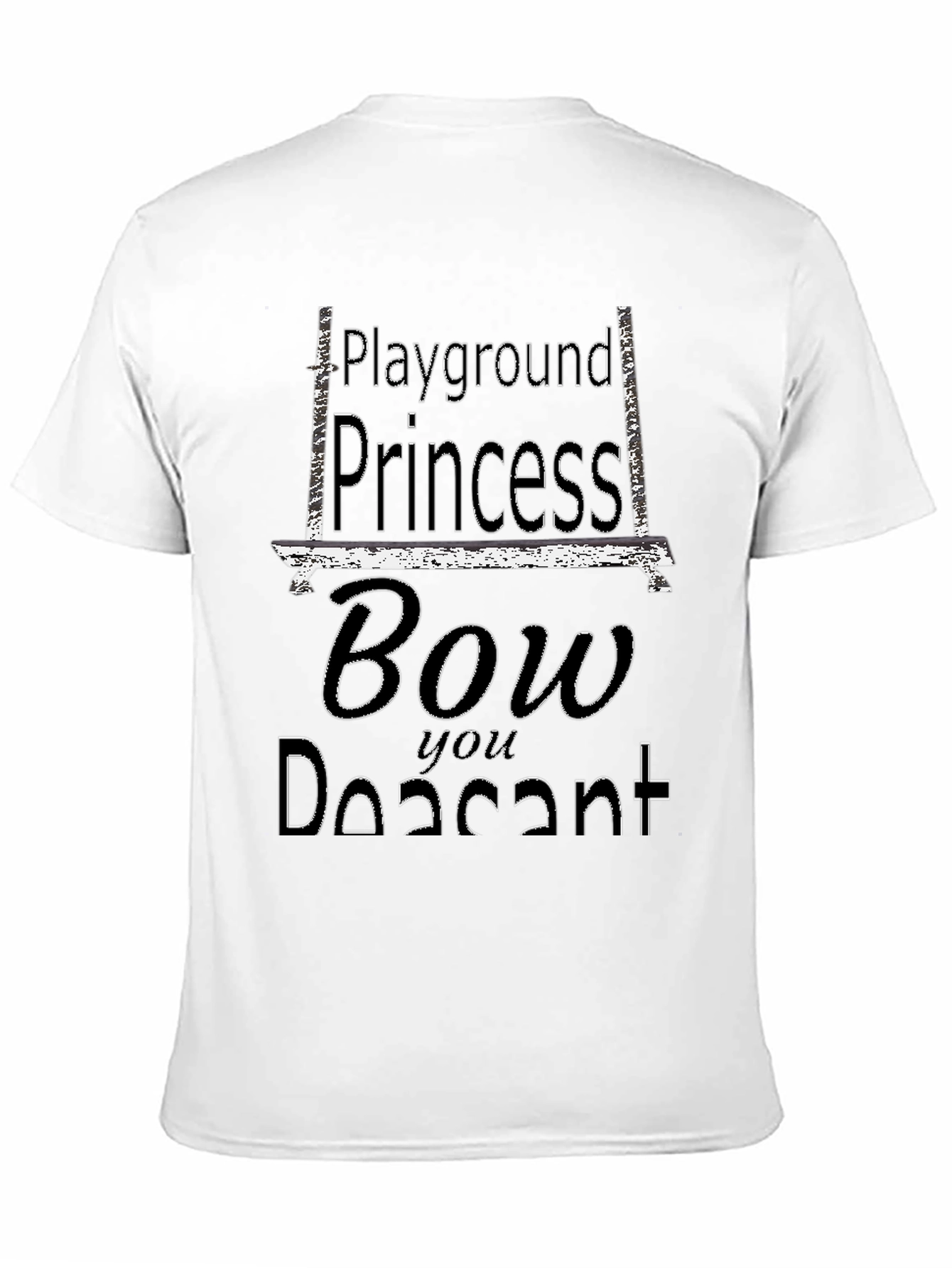 Black Playground Princess Graphic Tee view 11