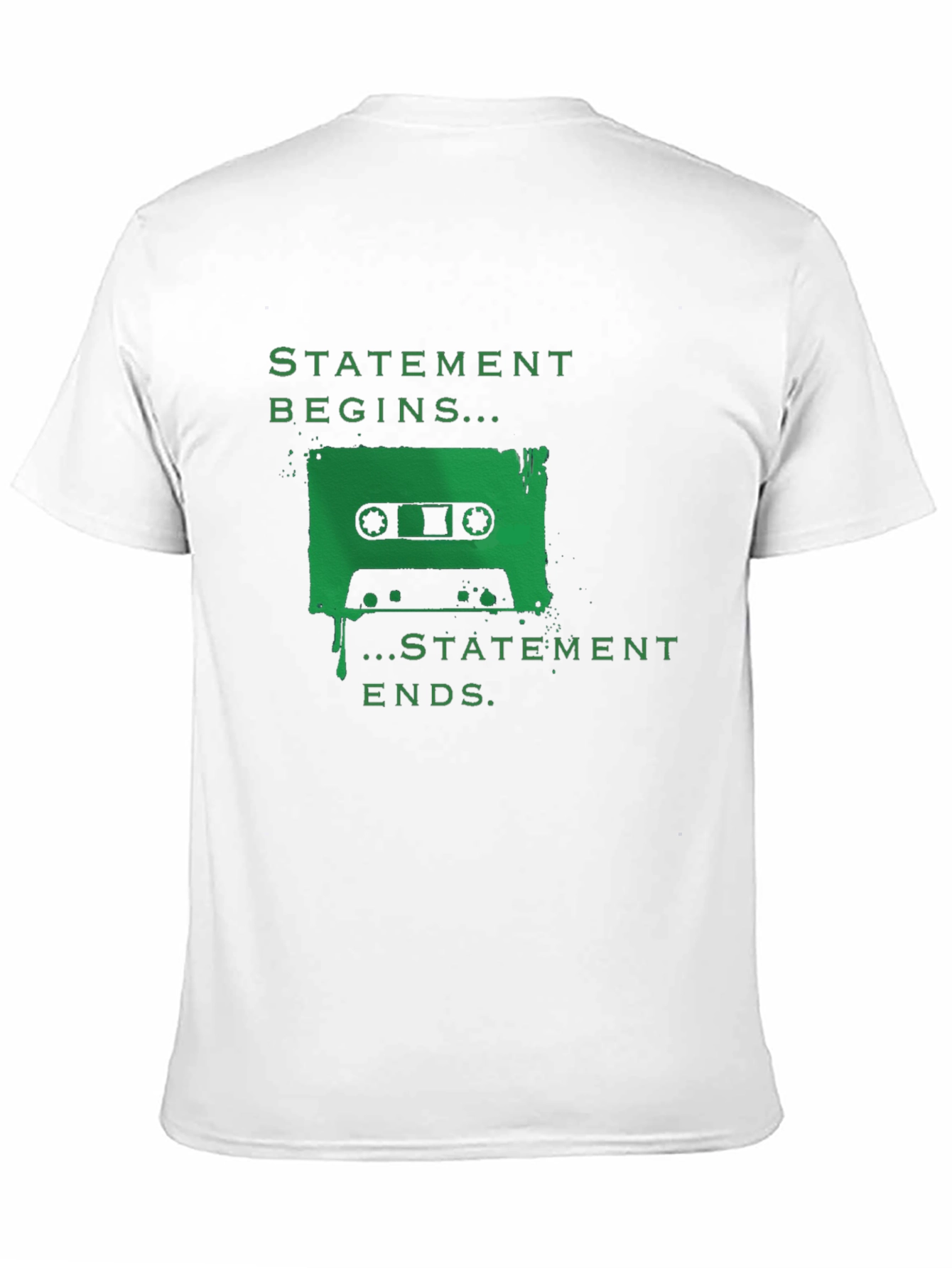 Black Statement Begins Graphic Tee view 11