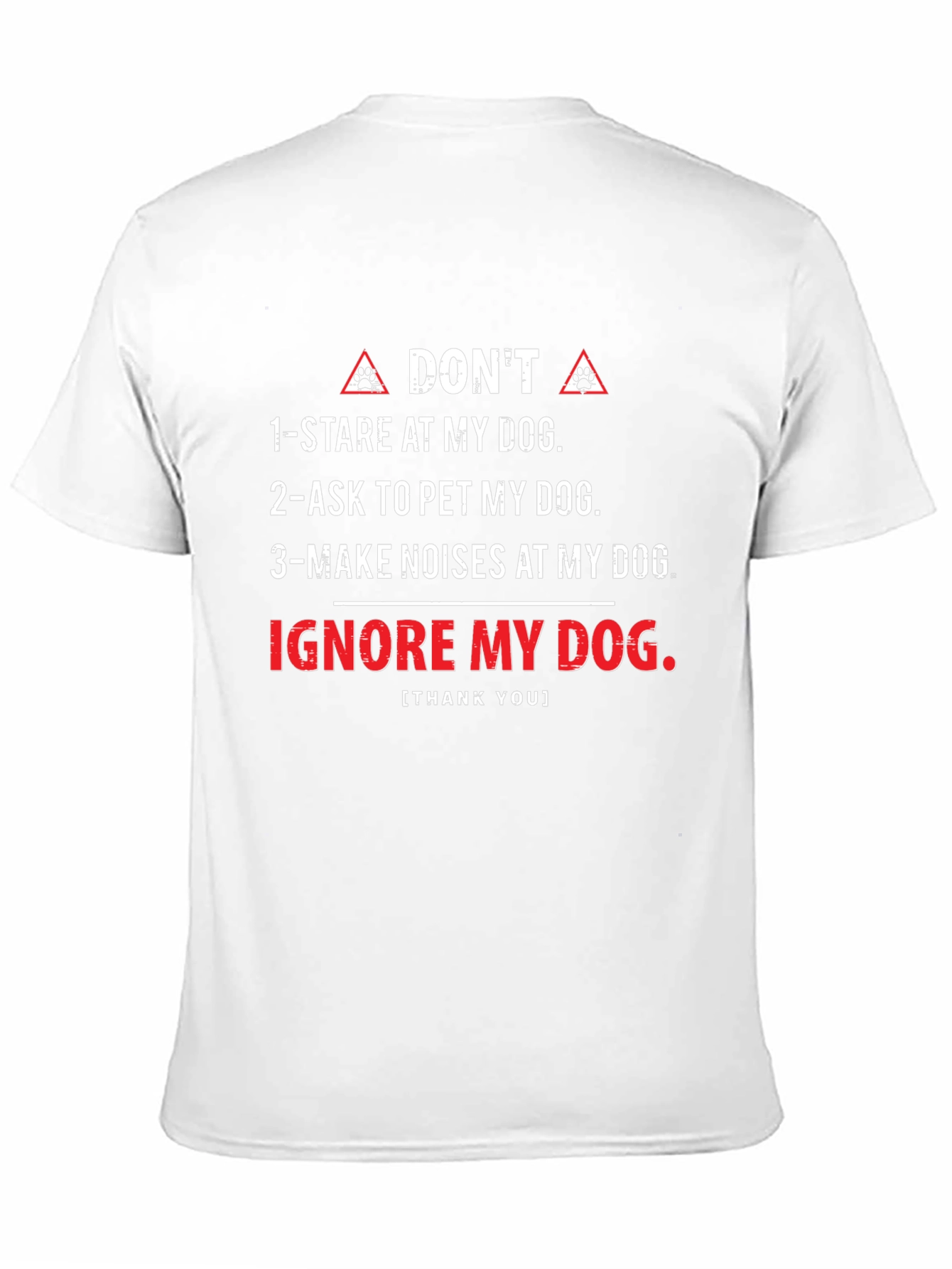 Black Dog Lover T-Shirt - Rules to Follow view 11