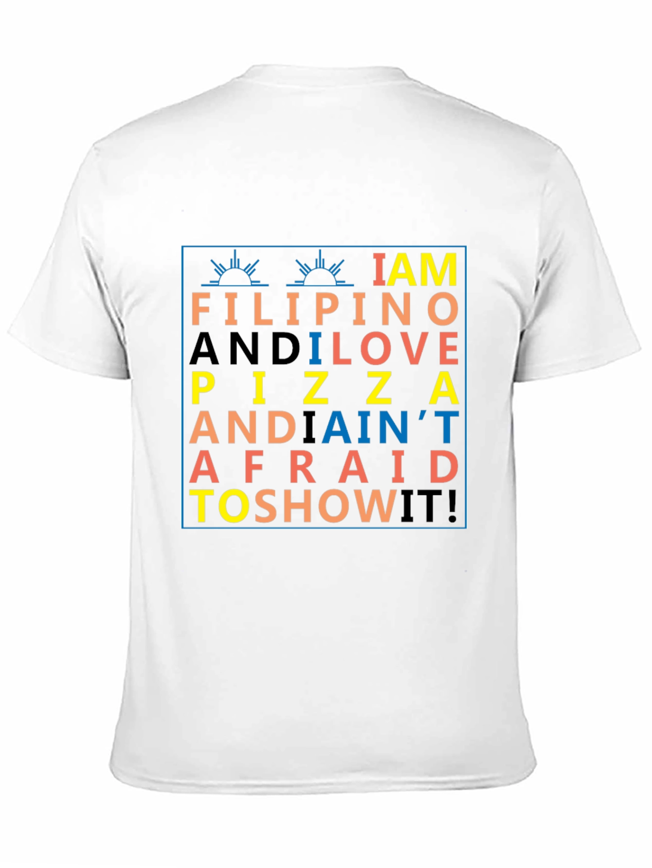 Black Filipino Pizza Lover Graphic Tee view 11