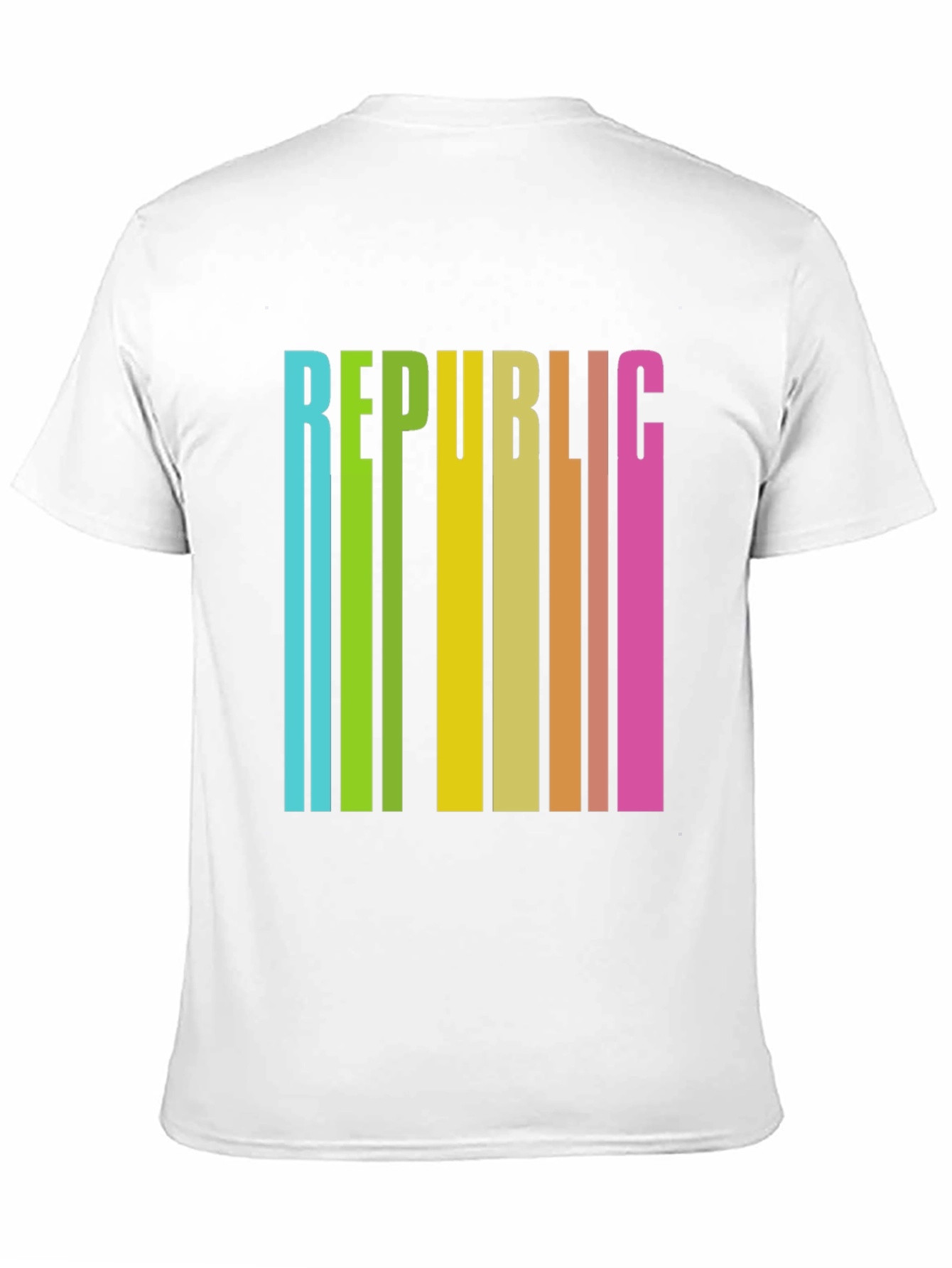 Black Republic Retro Striped Graphic Tee view 11
