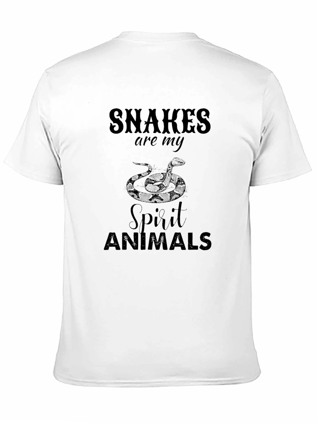 Black Snakes are my Spirit Animals T-Shirt view 11