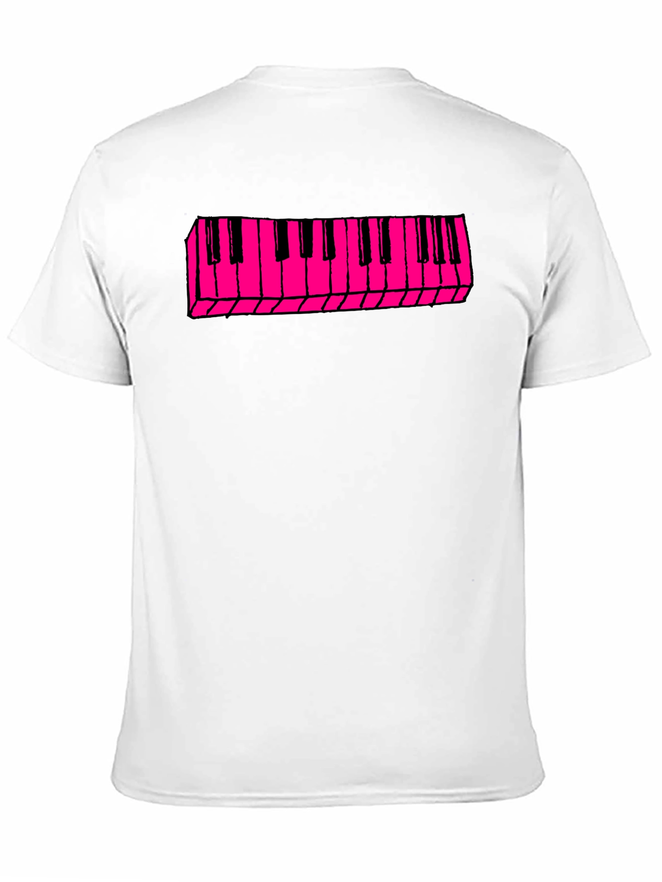 Black Keyboard T-Shirt - Retro Style view 11