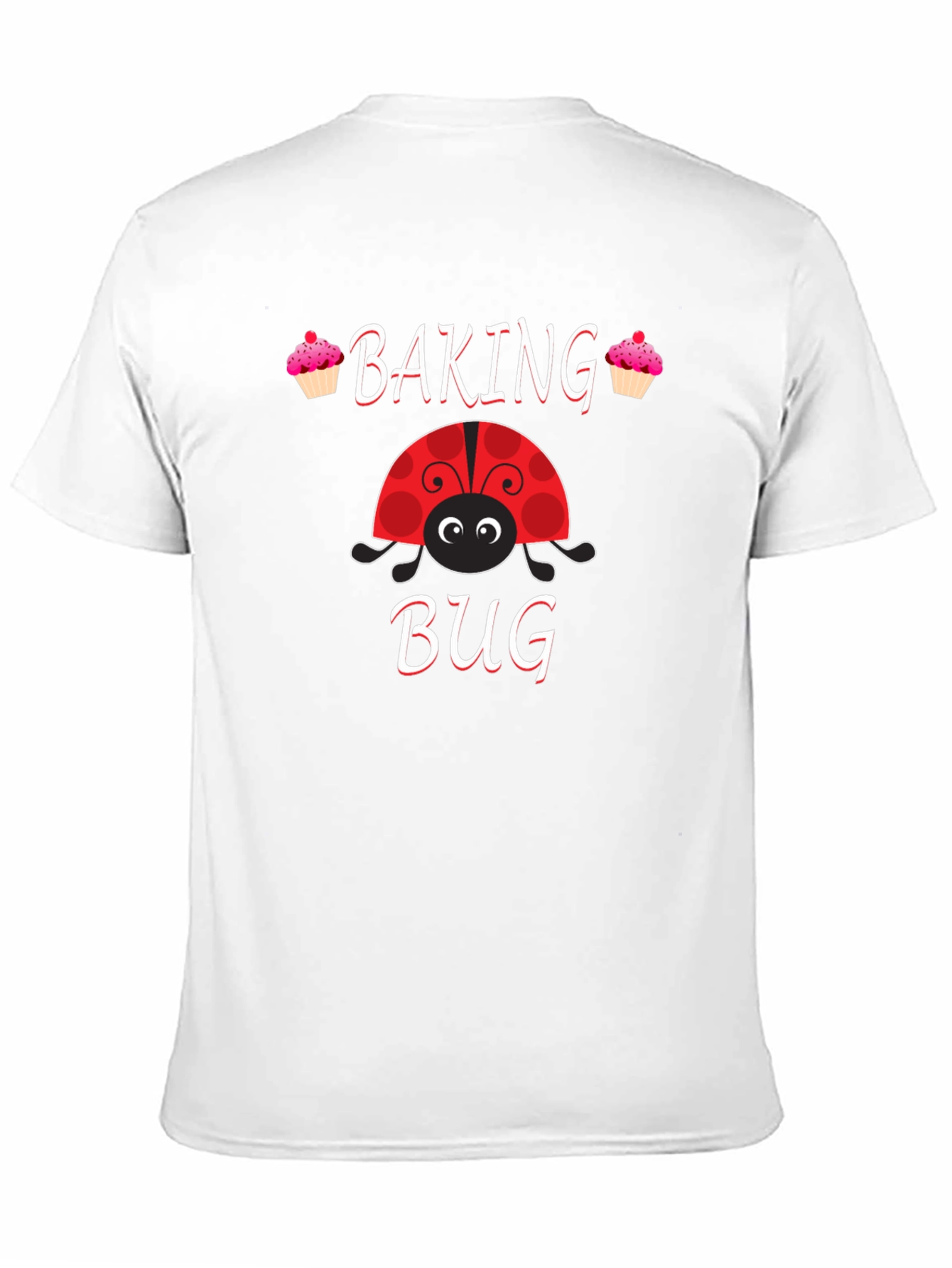Black Baking Bug T-Shirt - Cute Ladybug Baker Tee view 11
