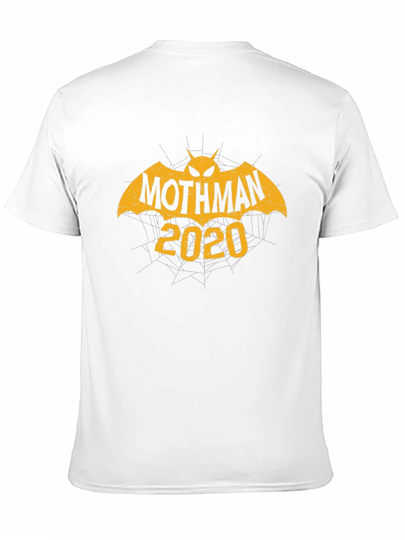 Black Mothman 2020 Graphic Tee - Black Cotton T-Shirt view 11