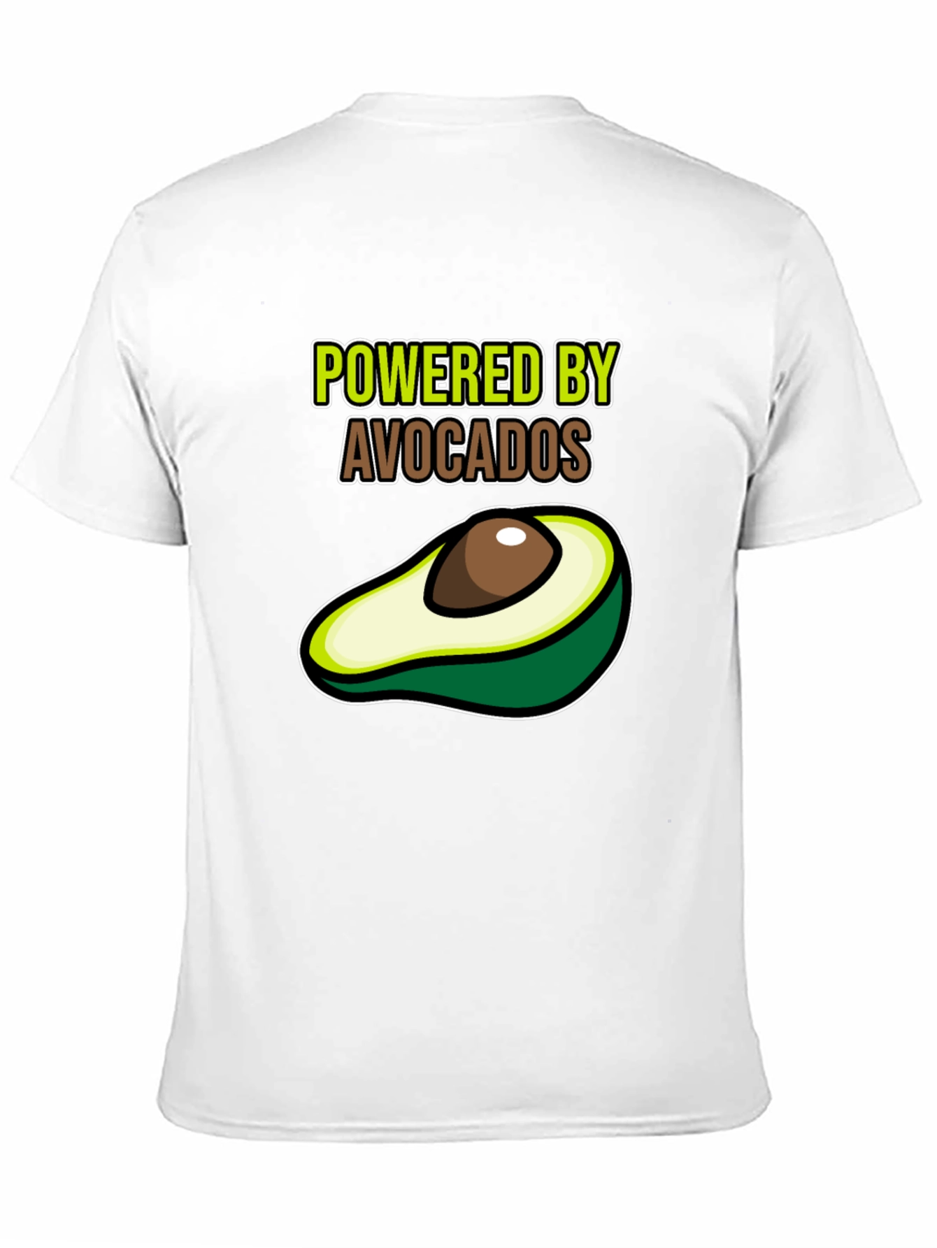 Black Powered by Avocados Graphic Tee view 11