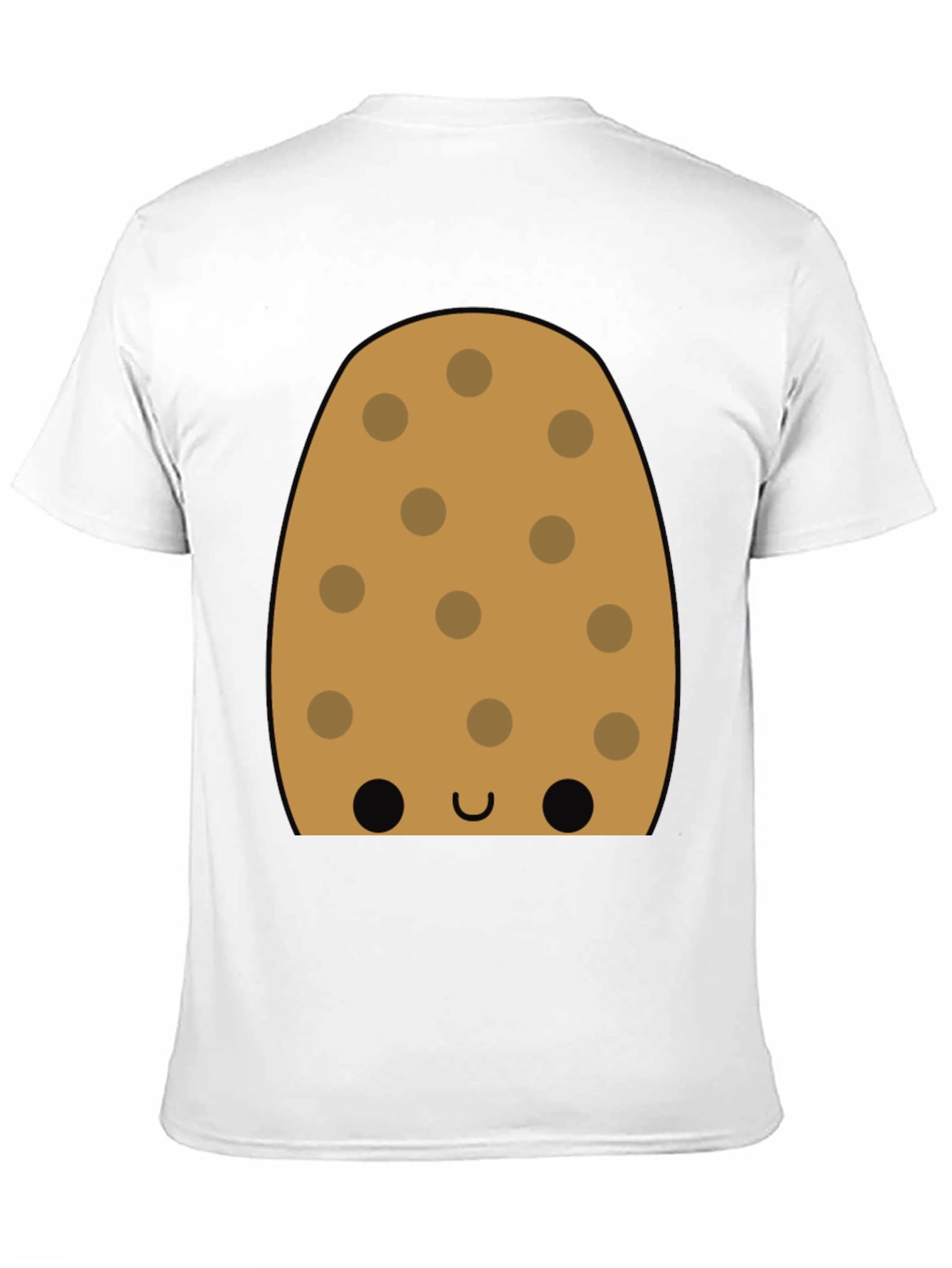 Black Cookie Character Graphic Tee - Fun Black T-Shirt view 11