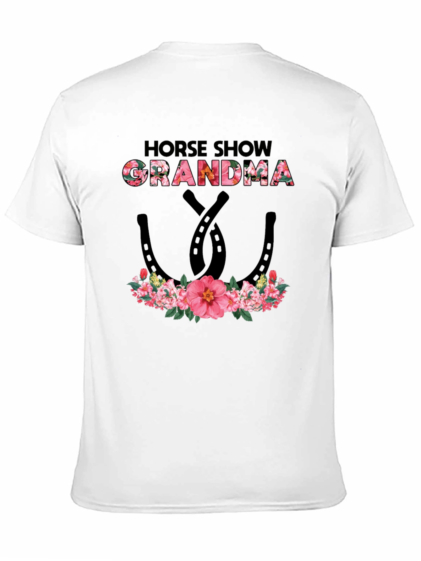 Black Horse Show Grandma Floral Graphic Tee view 11