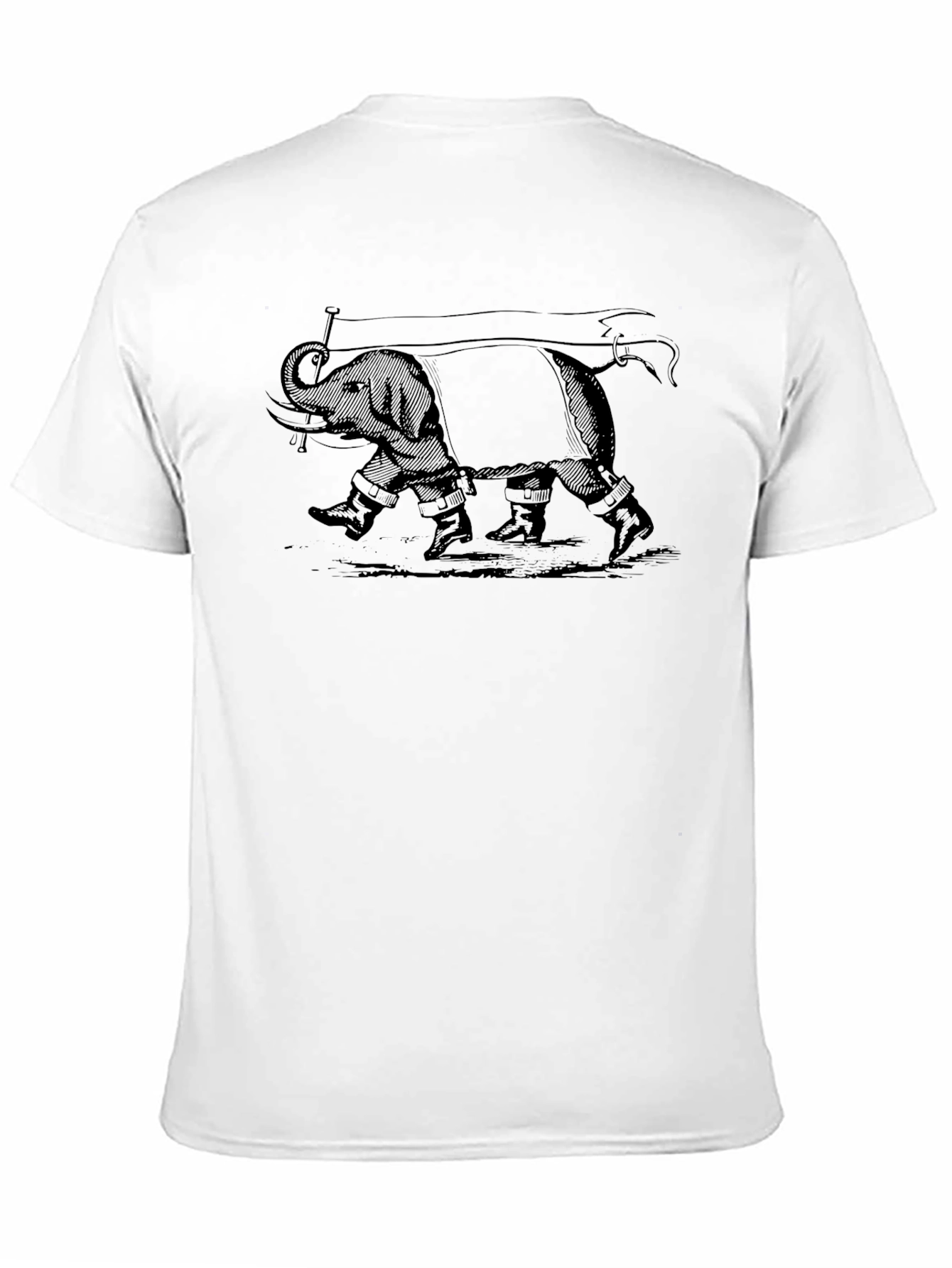 Black Elephant Graphic Print Tee view 11