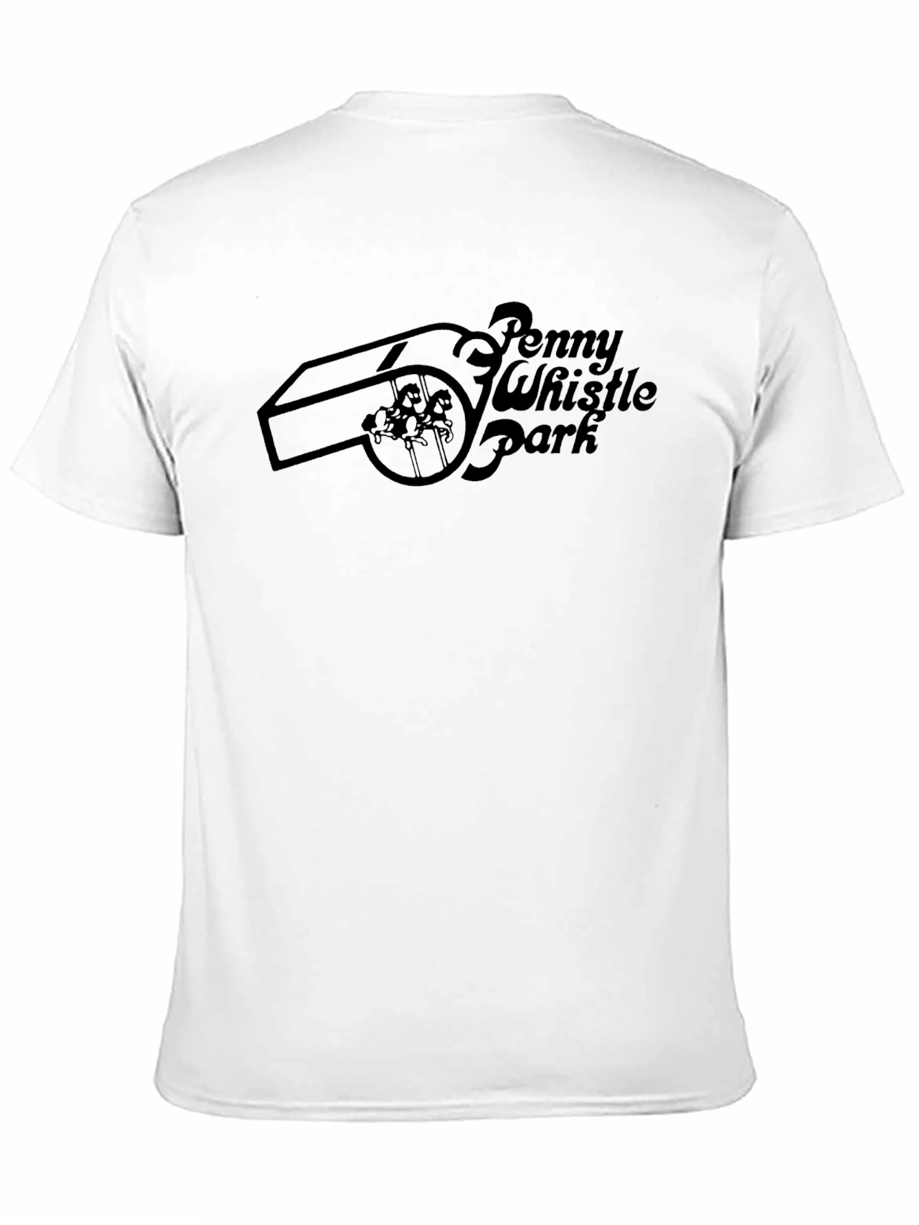 Black Penny Whistle Park T-Shirt - Classic Design view 11