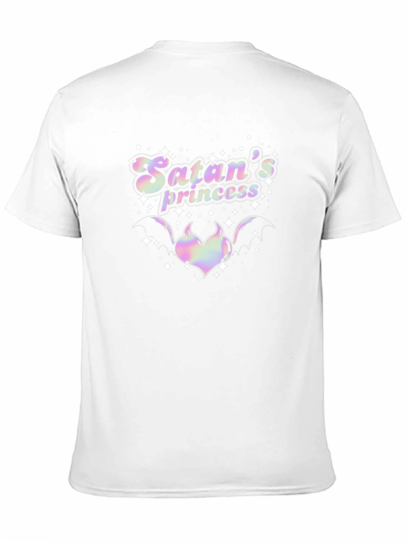 Black Satan's Princess Graphic T-Shirt - Unisex view 11
