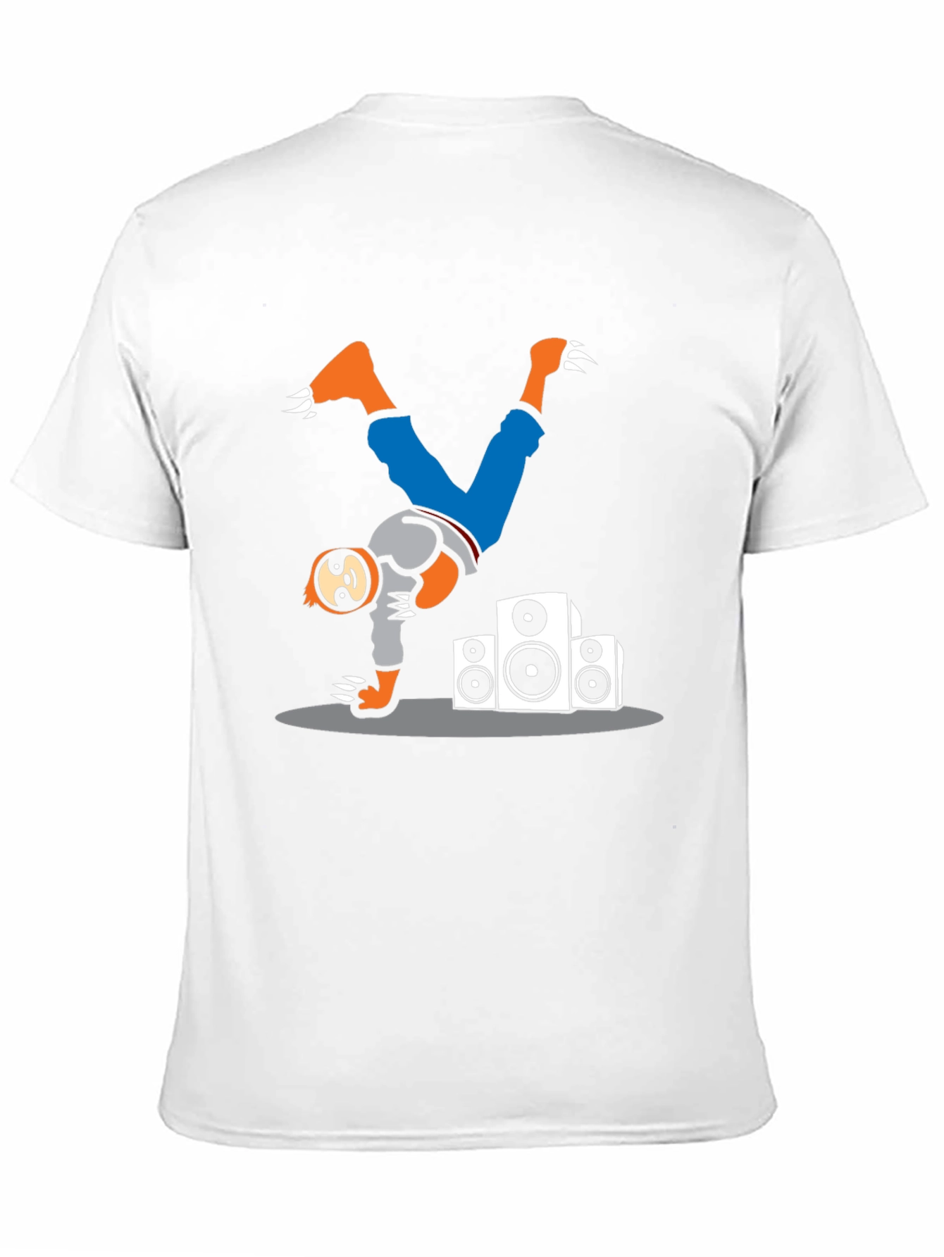 Black DJ Sloth Graphic Tee - Black Cotton T-Shirt view 11