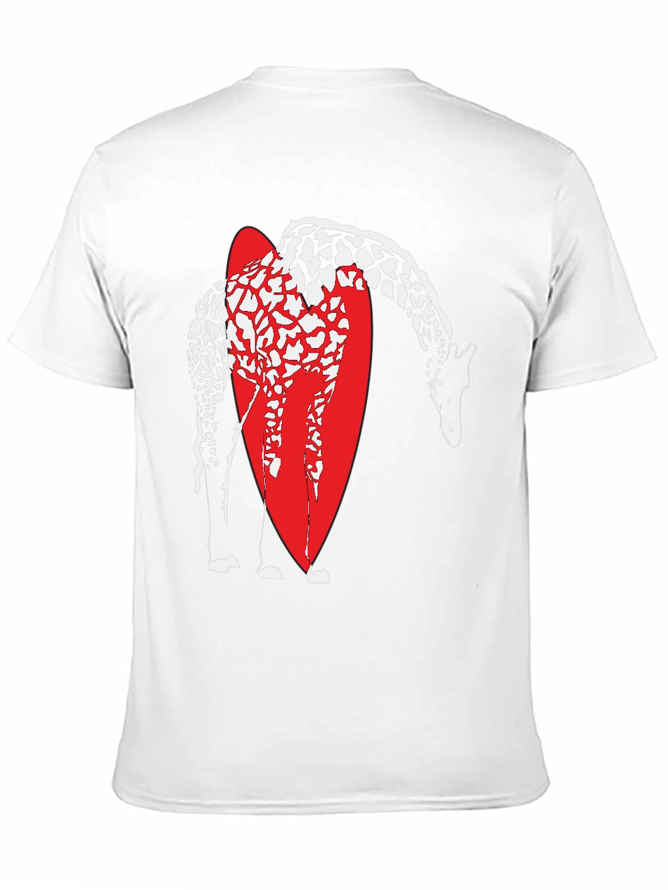 Black Giraffe Graphic Tee - Stylish Men's Black T-Shirt view 11