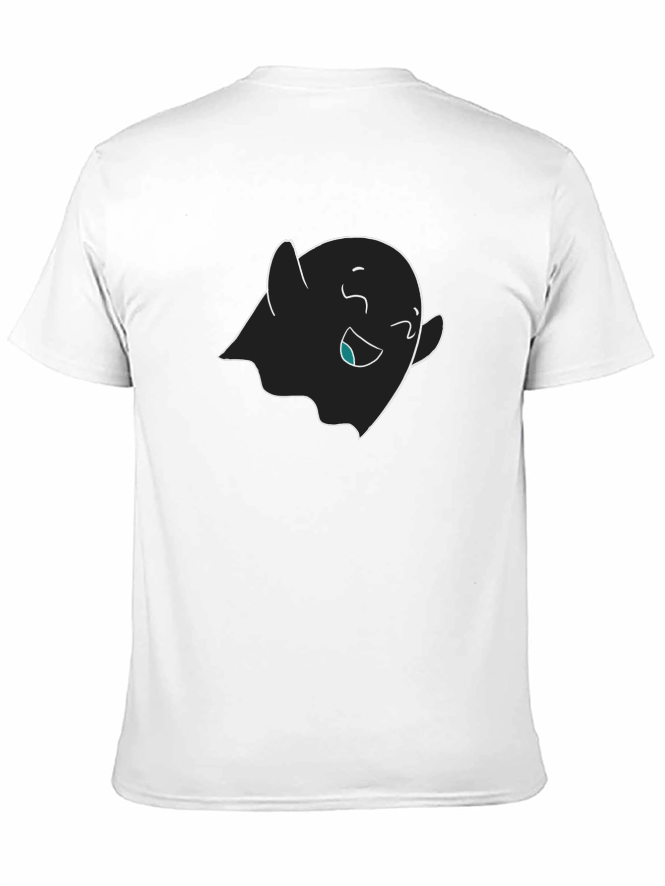 Black Cute Ghost Graphic Black T-Shirt view 11