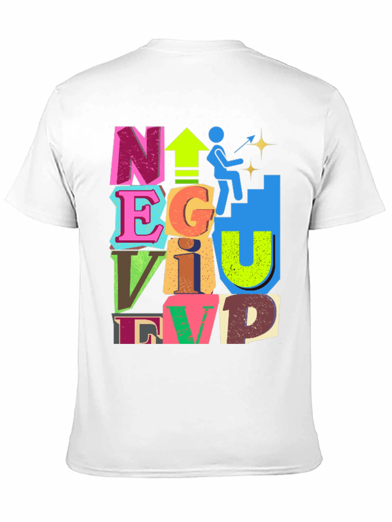Black Motivational Graphic Tee - Climb to the Top! view 11
