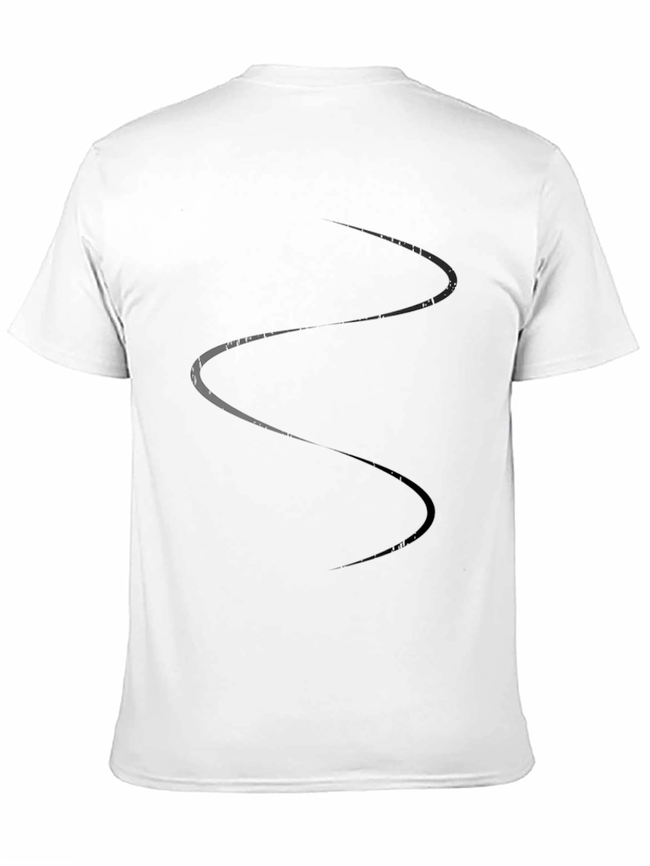 Black Men's Black Graphic Print Tee view 11