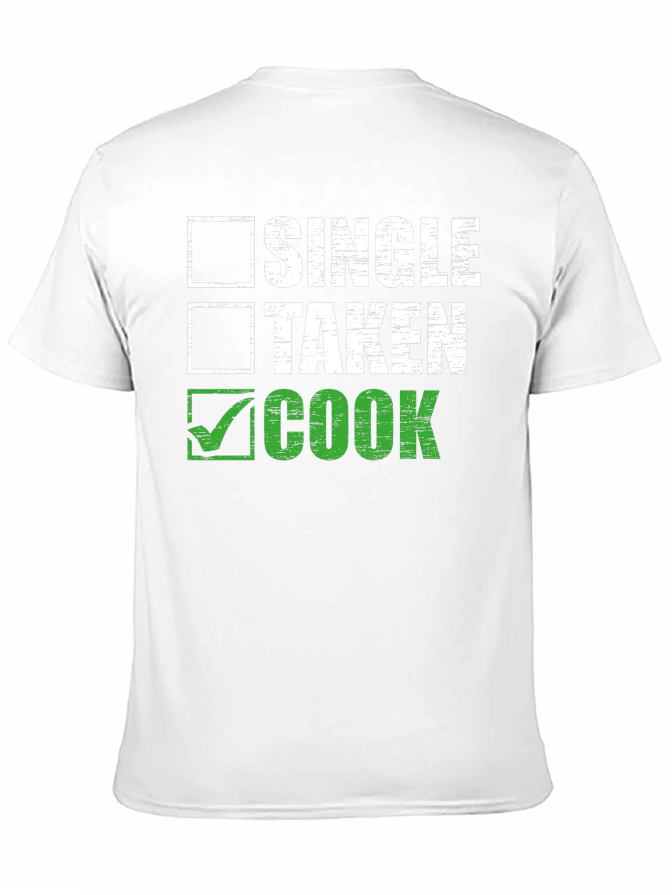 Black Single Taken Cook T-Shirt view 11