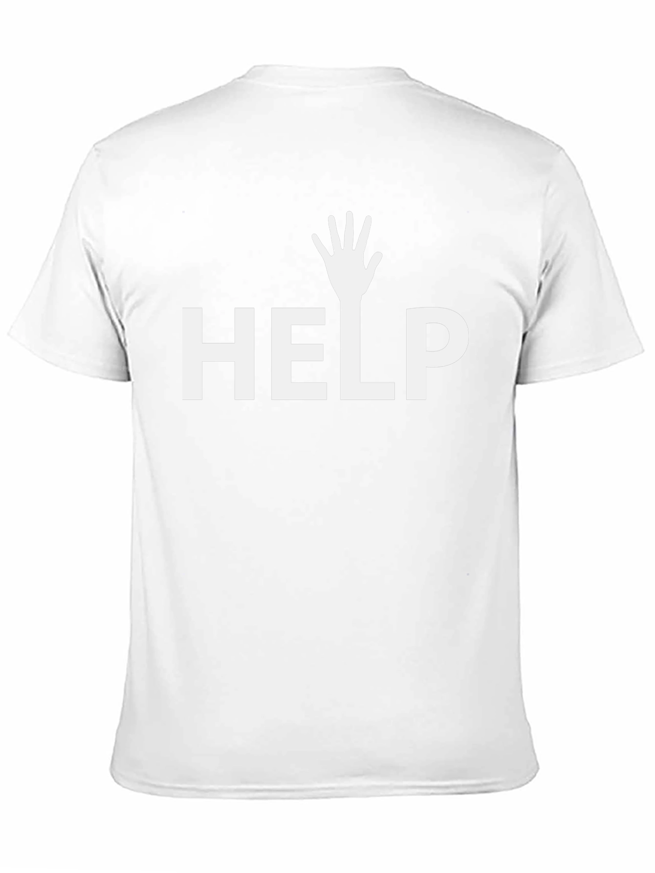Black Help Hand Graphic Tee - Stylish Cotton Comfort view 11