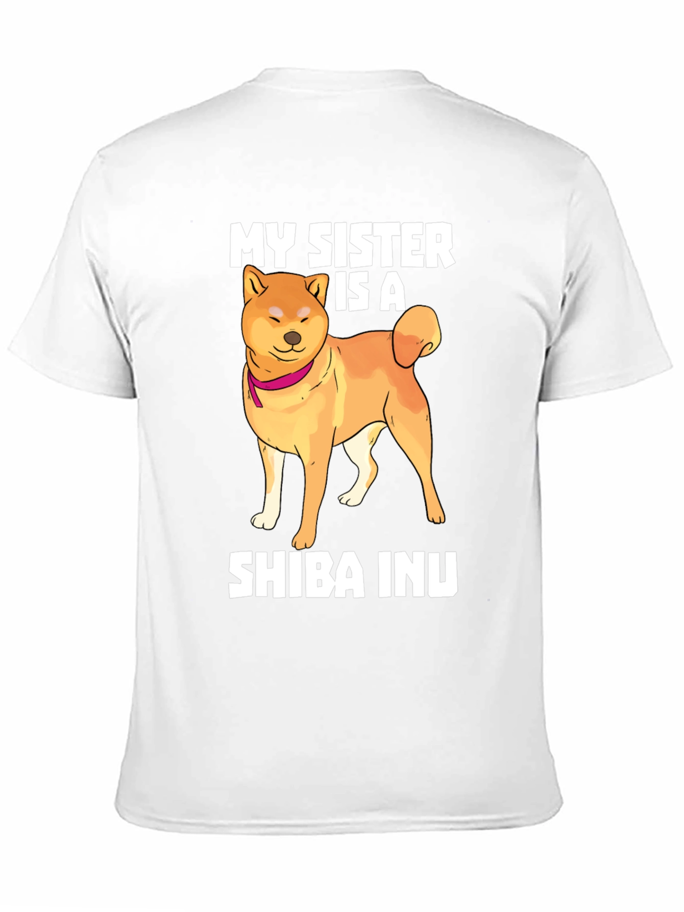 Black My Sister is a Shiba Inu T-Shirt view 11