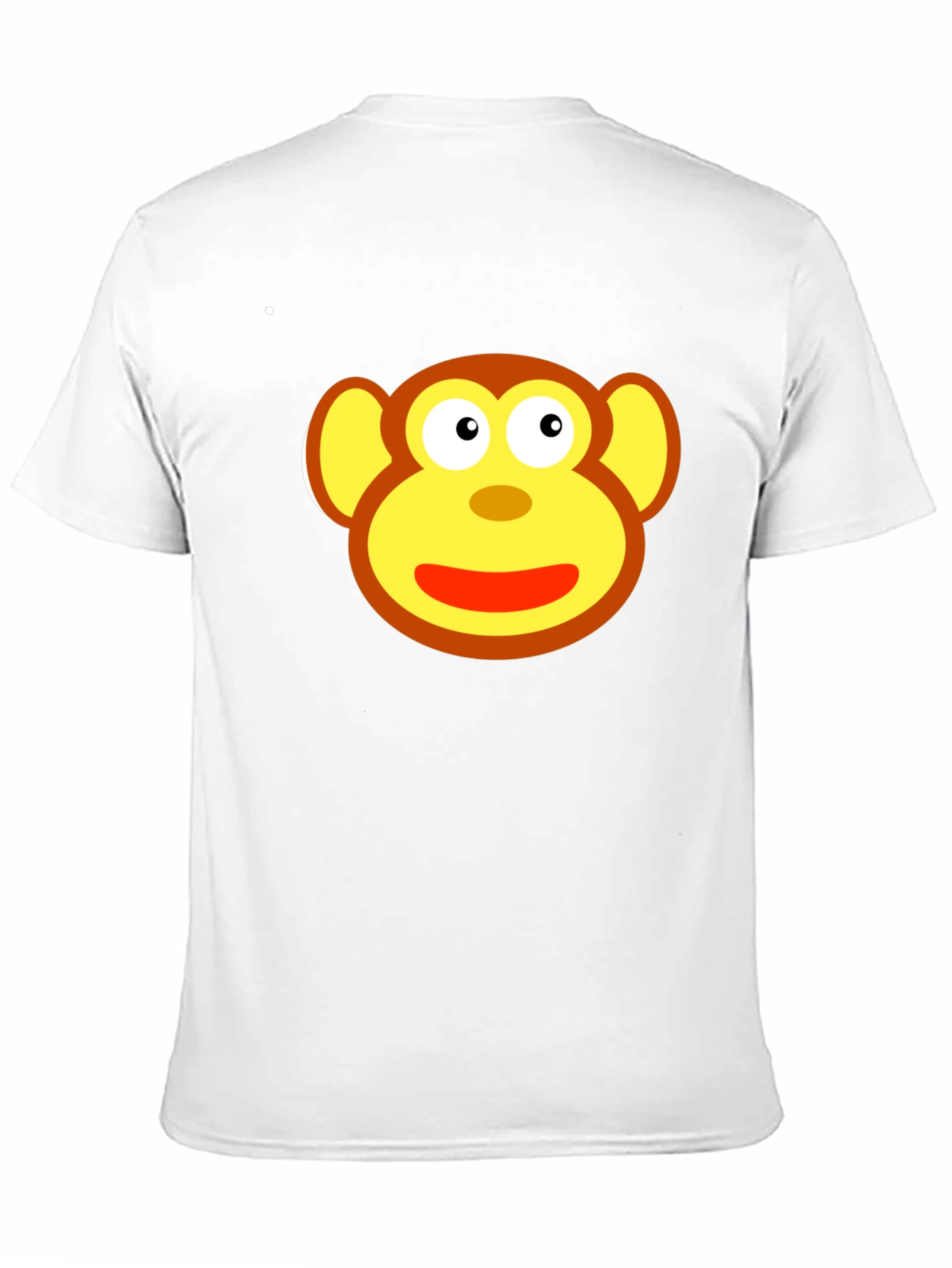 Black Monkey Face Graphic Tee - Fun & Playful Design view 11